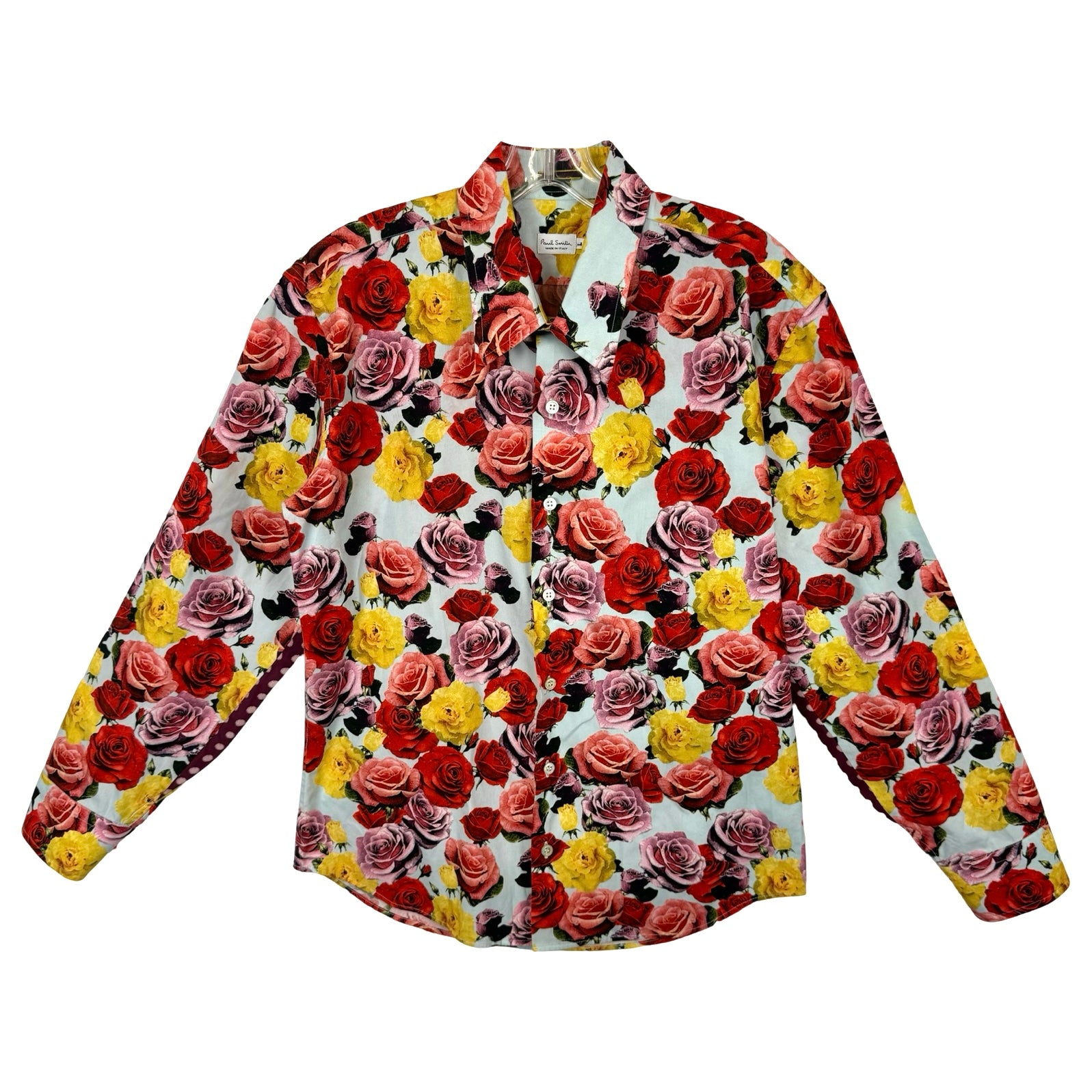 Paul Smith Rose Long Sleeve Button Down