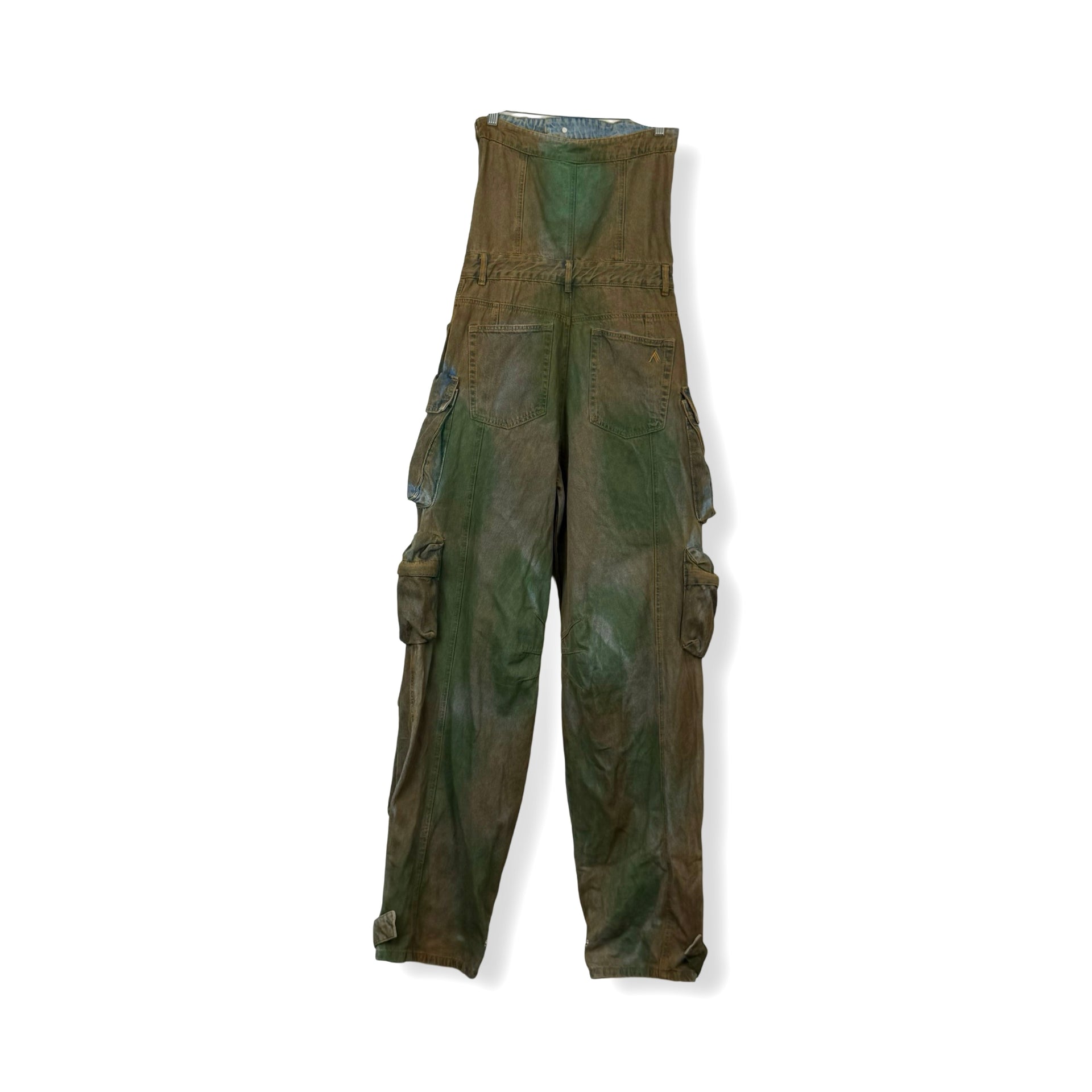 The Attico Strapless Cargo Jumpsuit