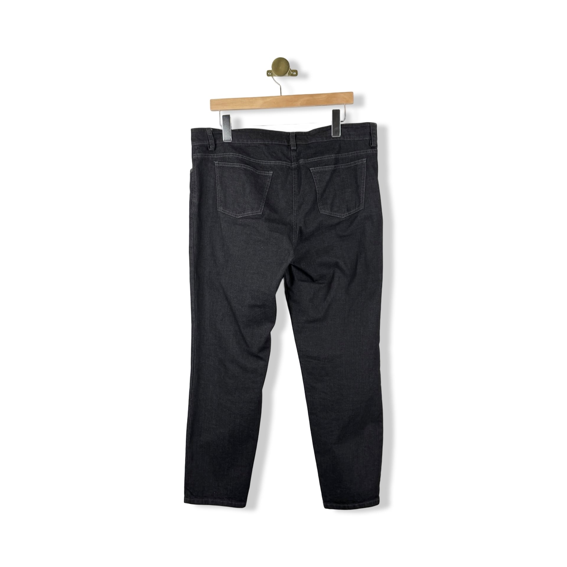 Eileen Fisher Charcoal Tapered Jeans