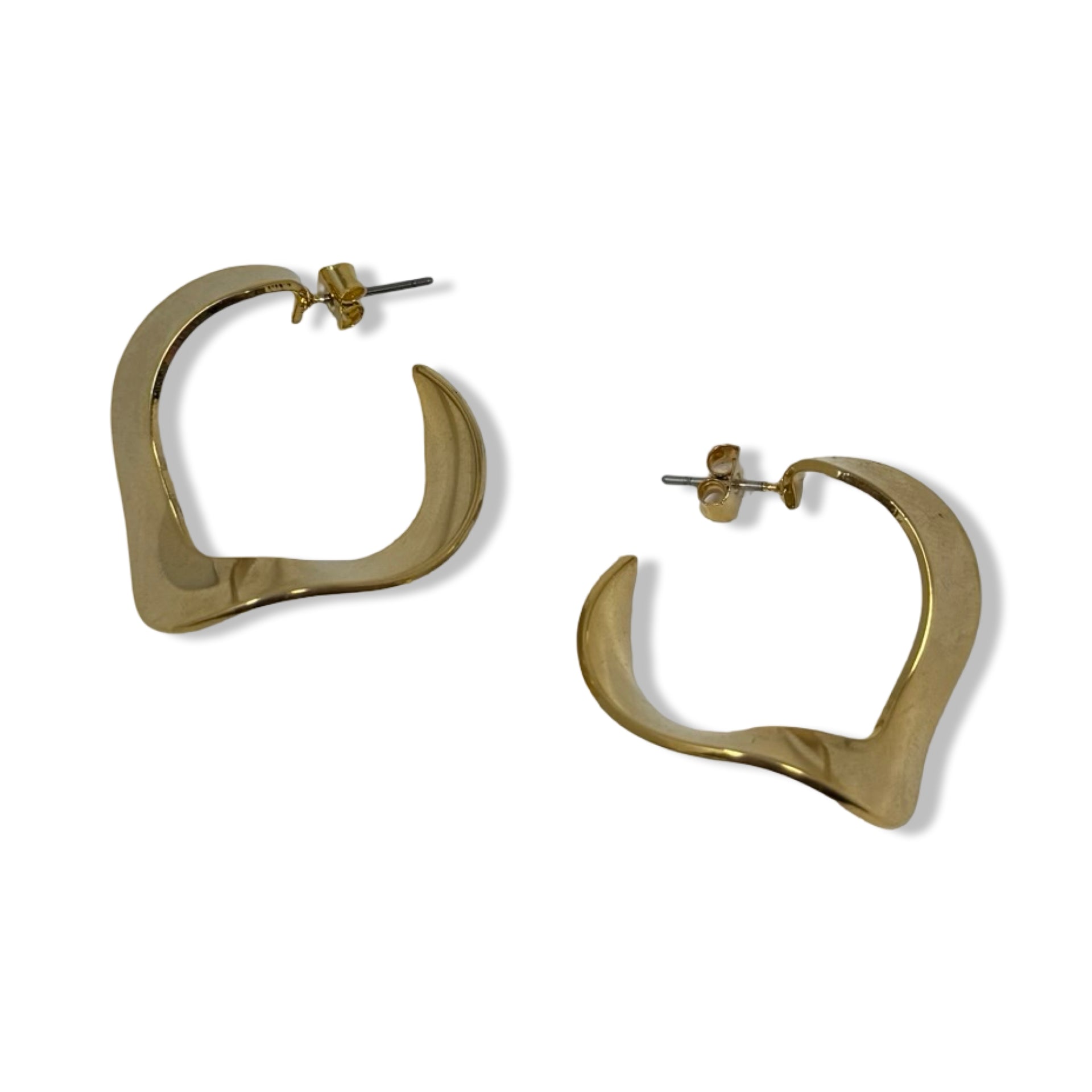 Twisted Open Hoop Earring