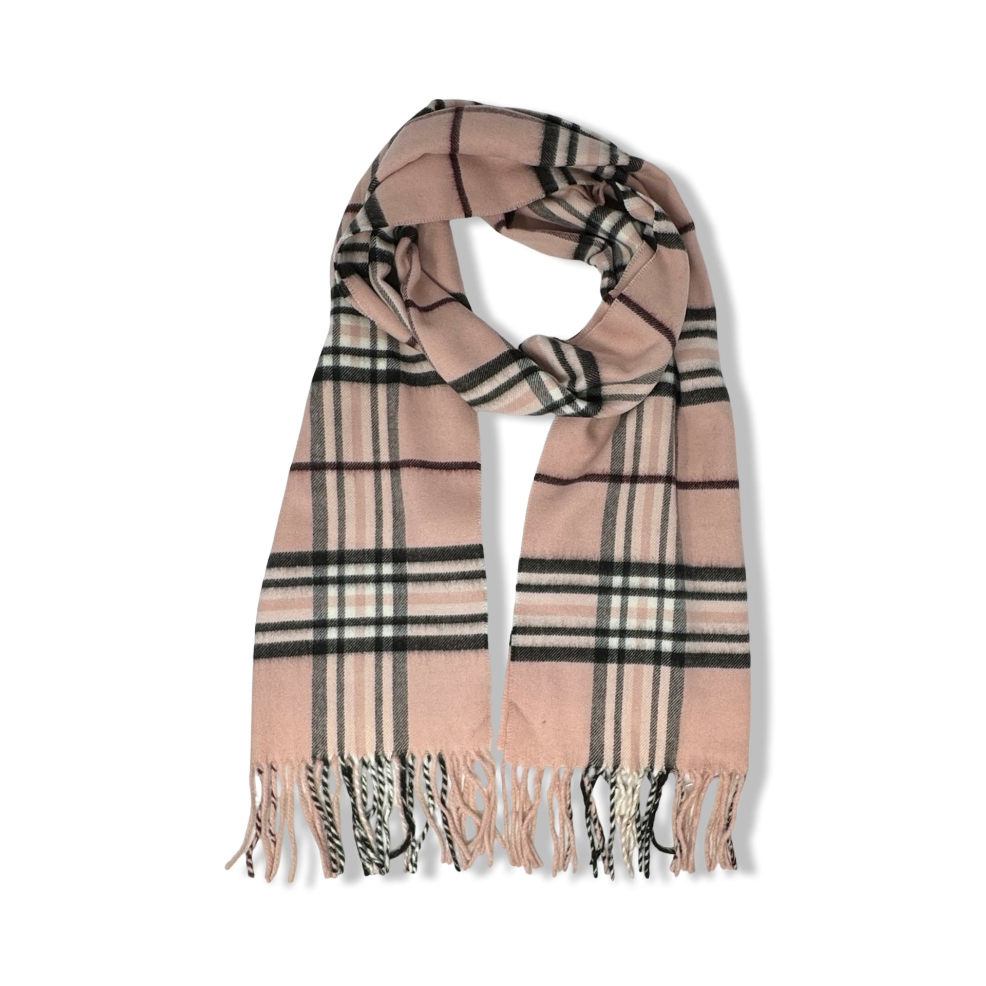 Fraas Plaid Oversized Cashmink Scarf