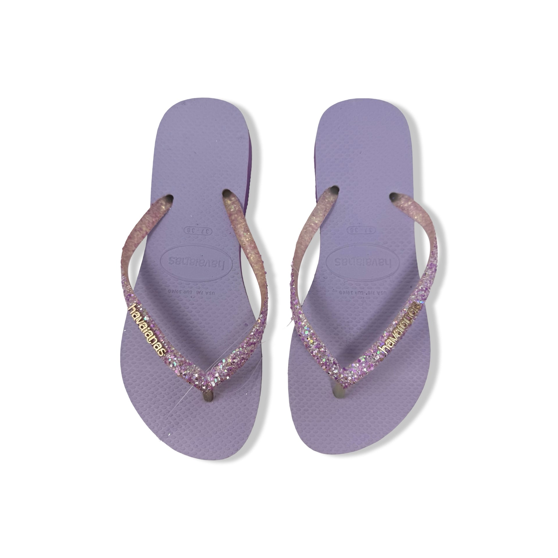 Havaianas Glitter Strap Flip Flops