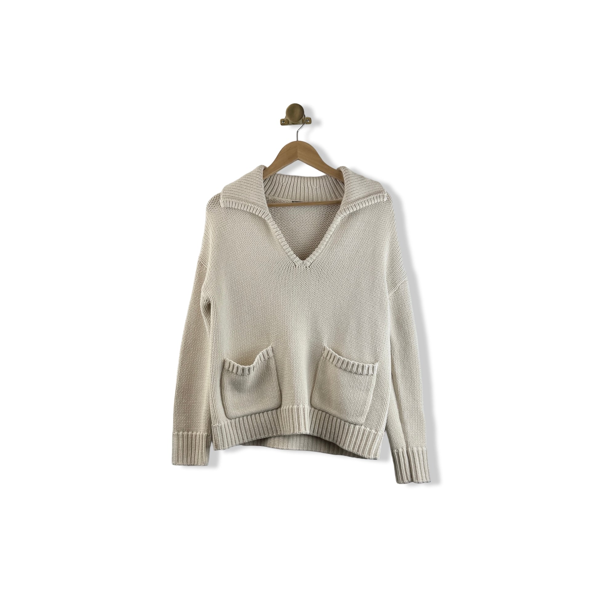 Elliott Lauren Collared V-Neck Pullover