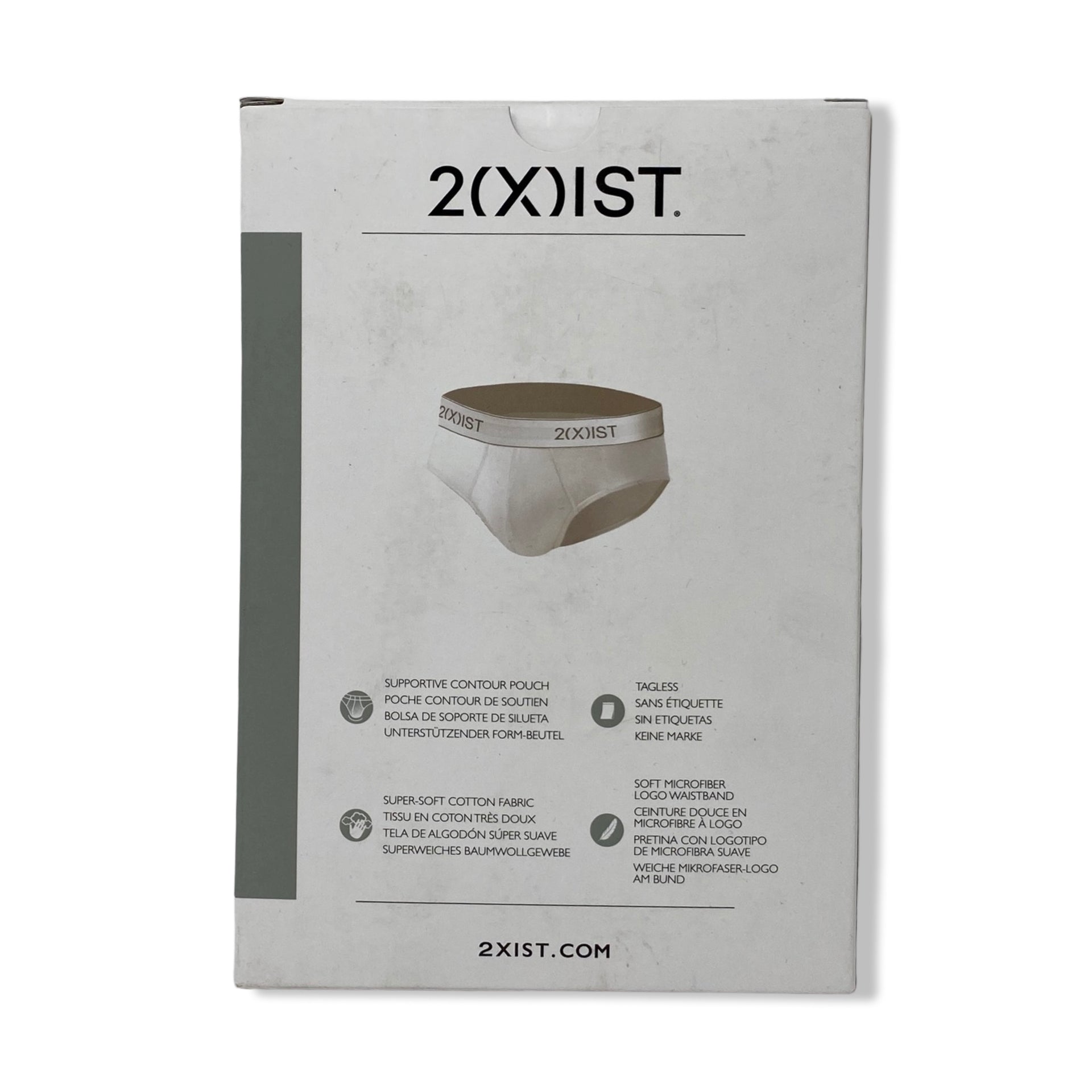 2(X)IST Cotton Essential No-Show Briefs