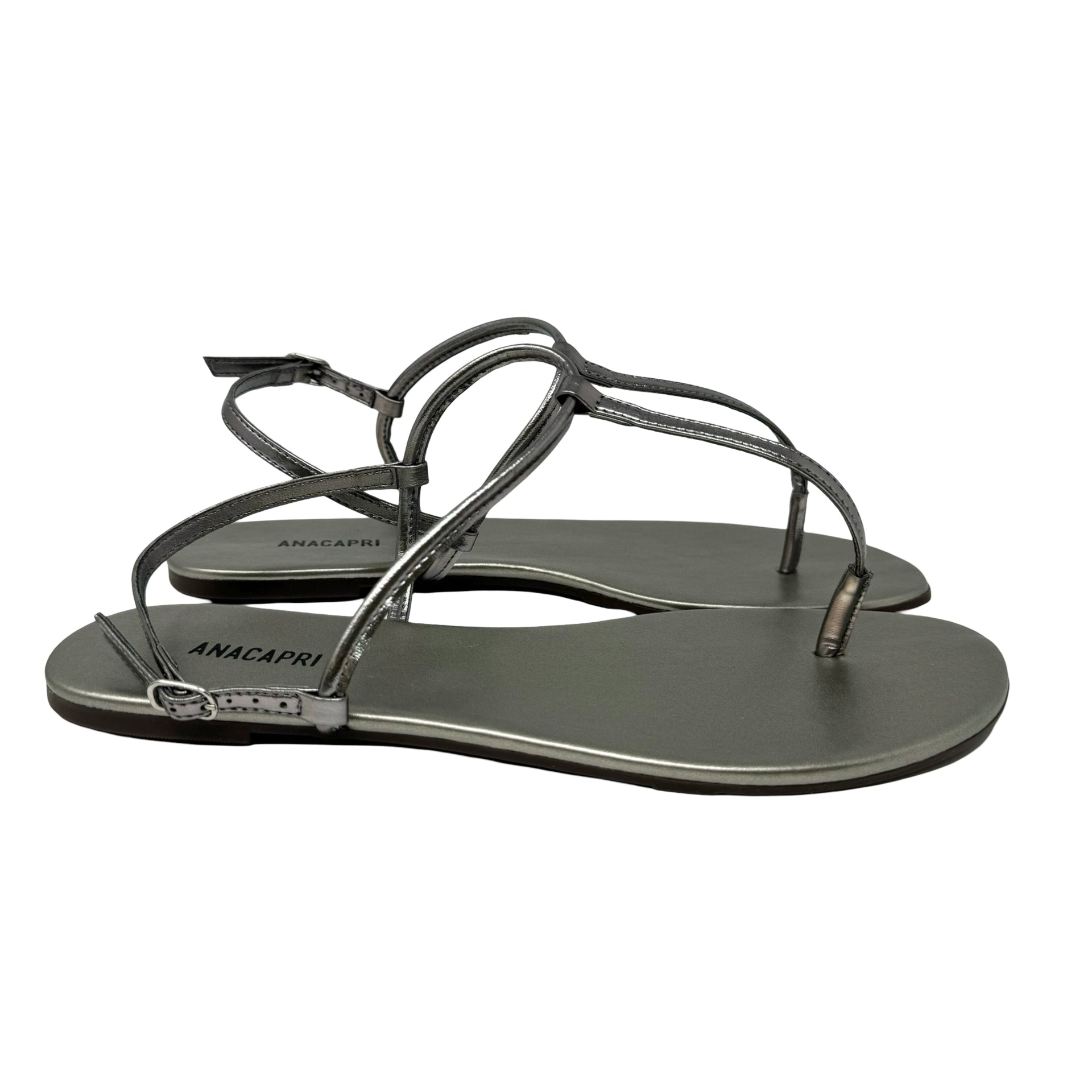 ANACAPRI Metallic Gladiator Sandals