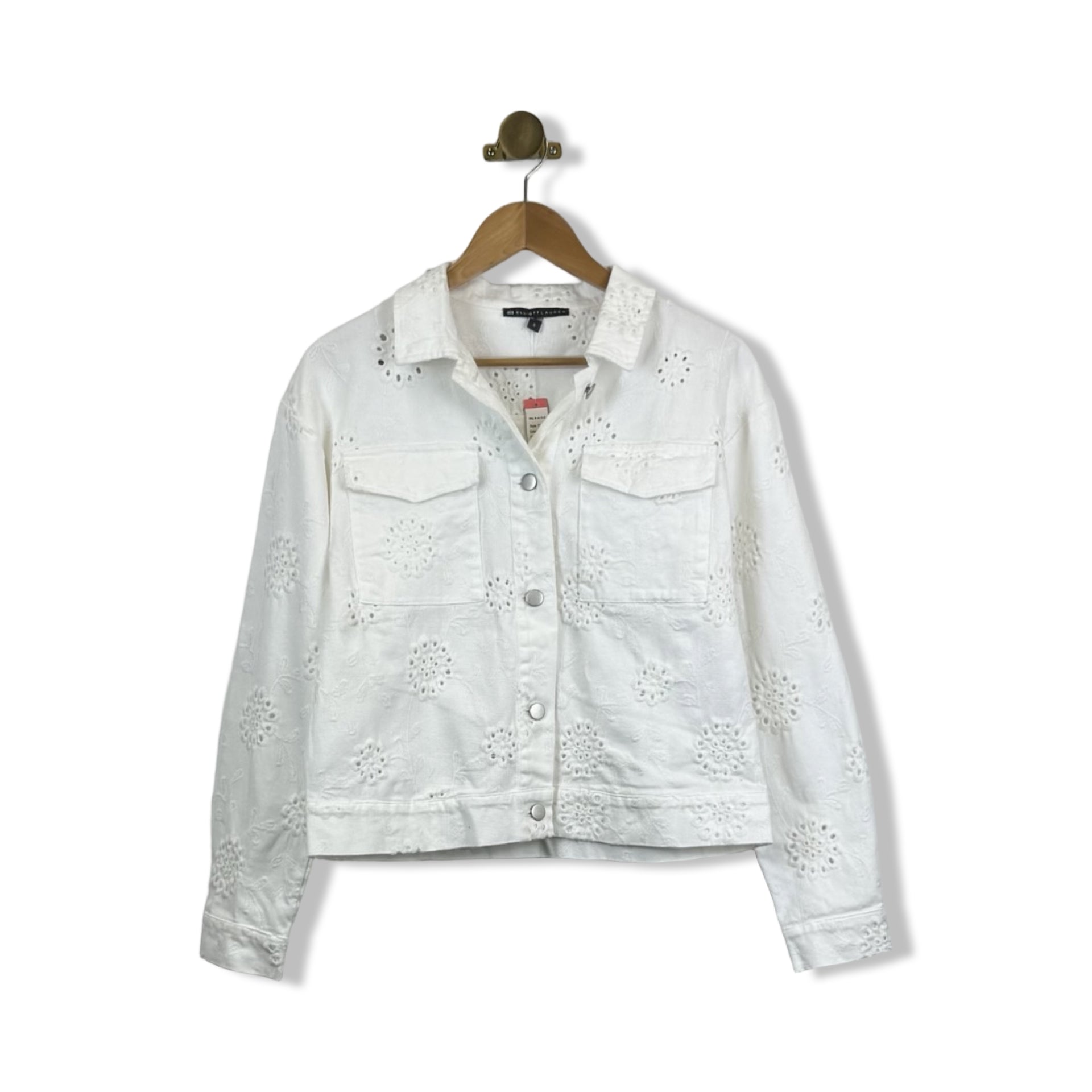 Elliott Lauren Eyelet Denim Jacket