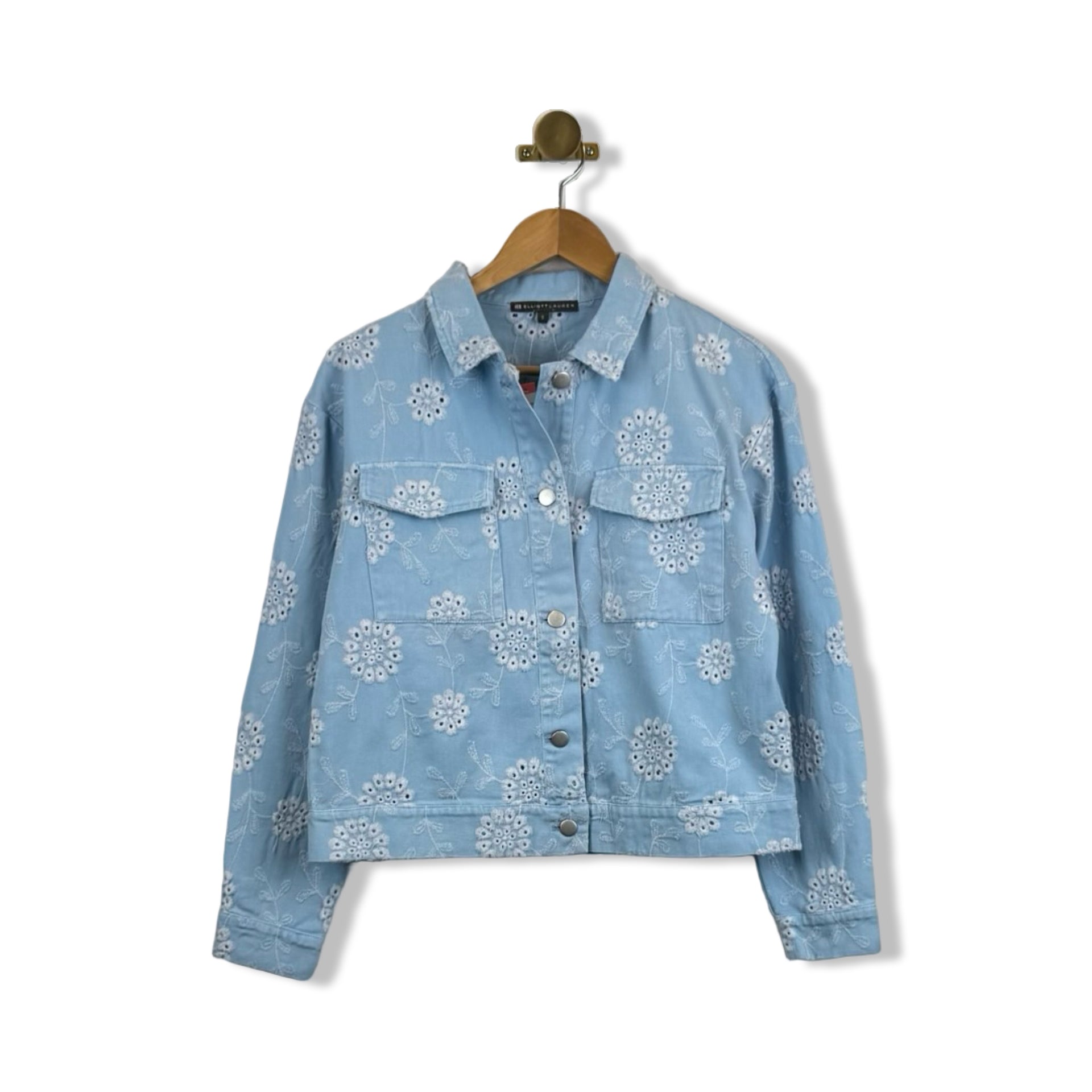 Elliott Lauren Eyelet Denim Jacket