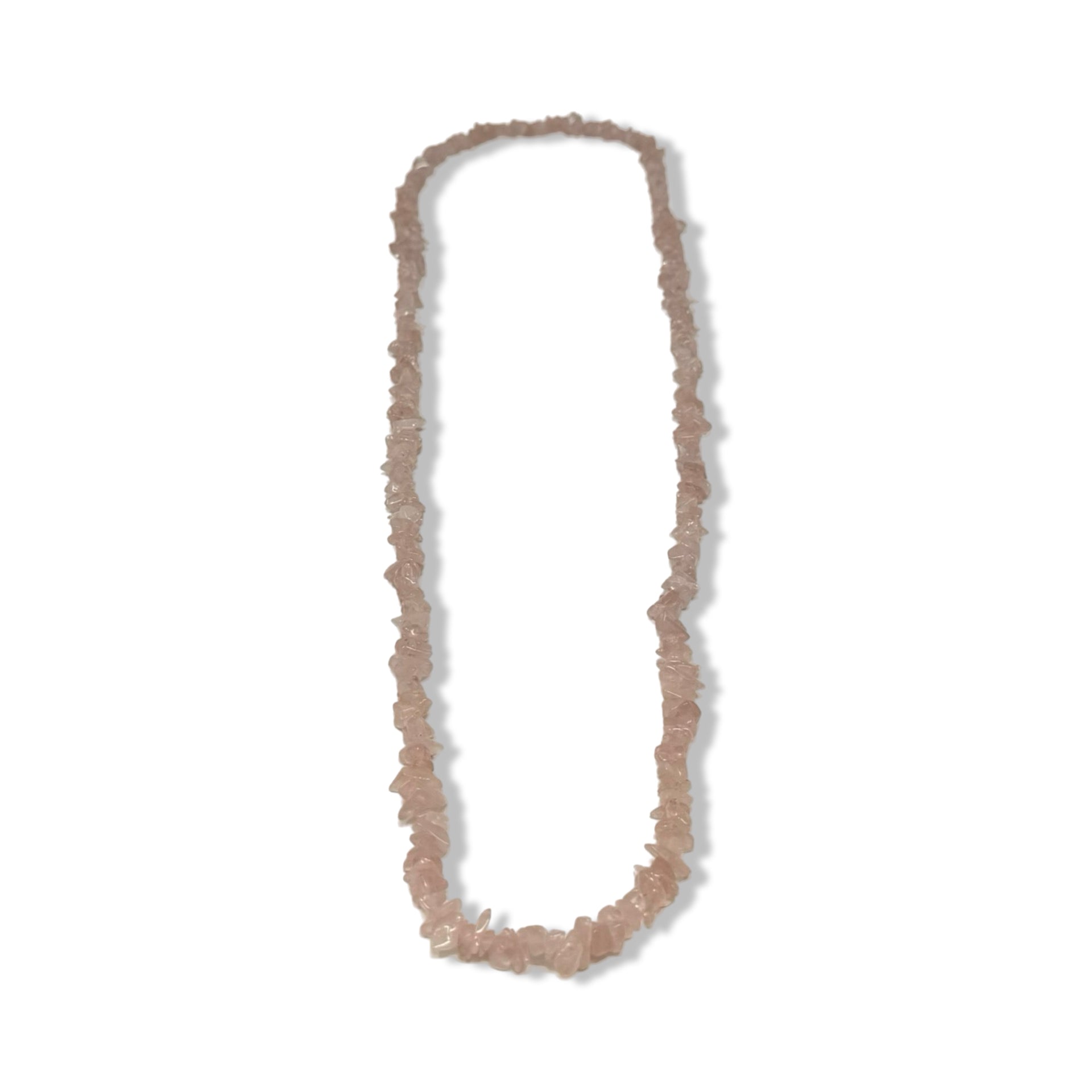 Rose Quartz Chip Necklace