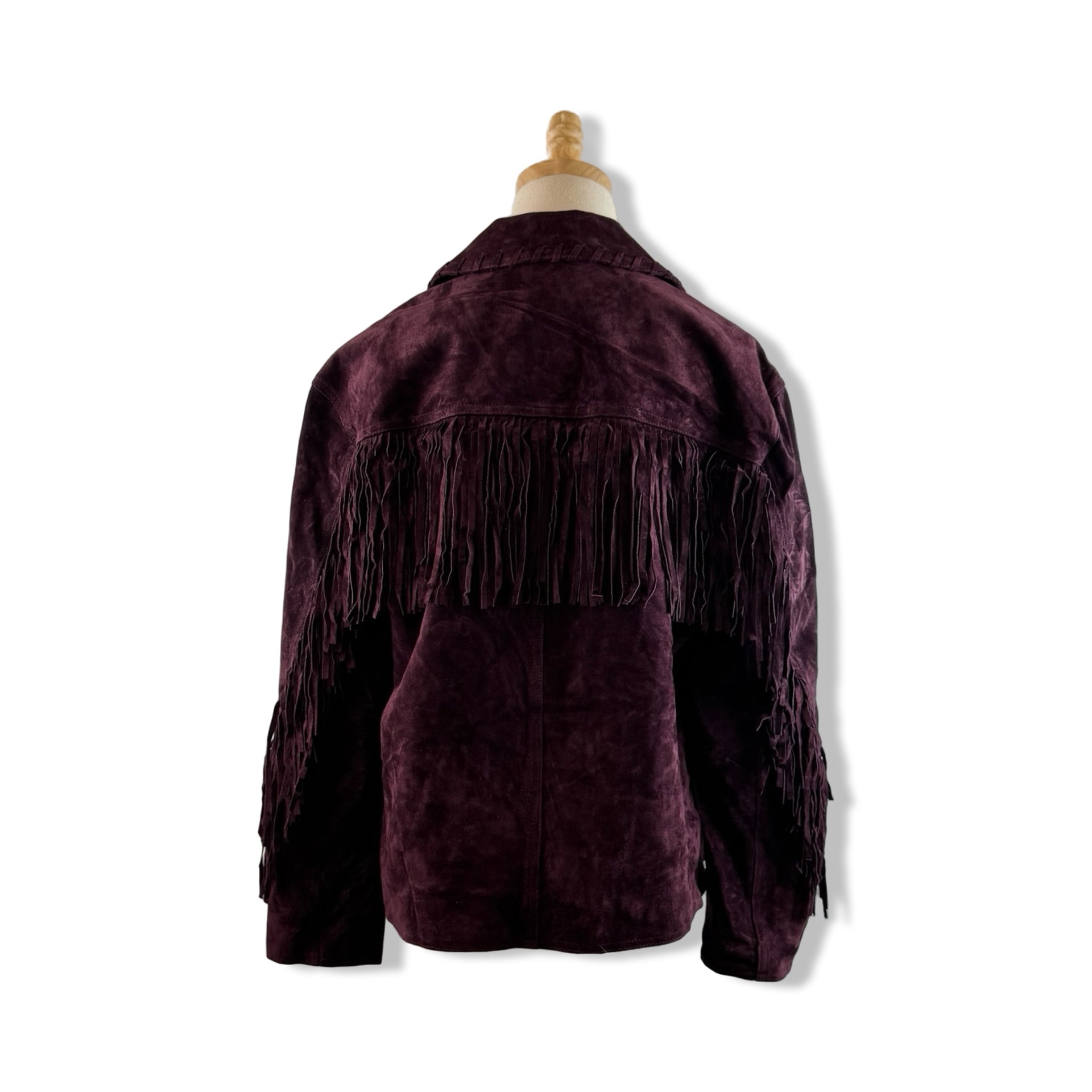 BLANKNYC Fringe Suede Jacket