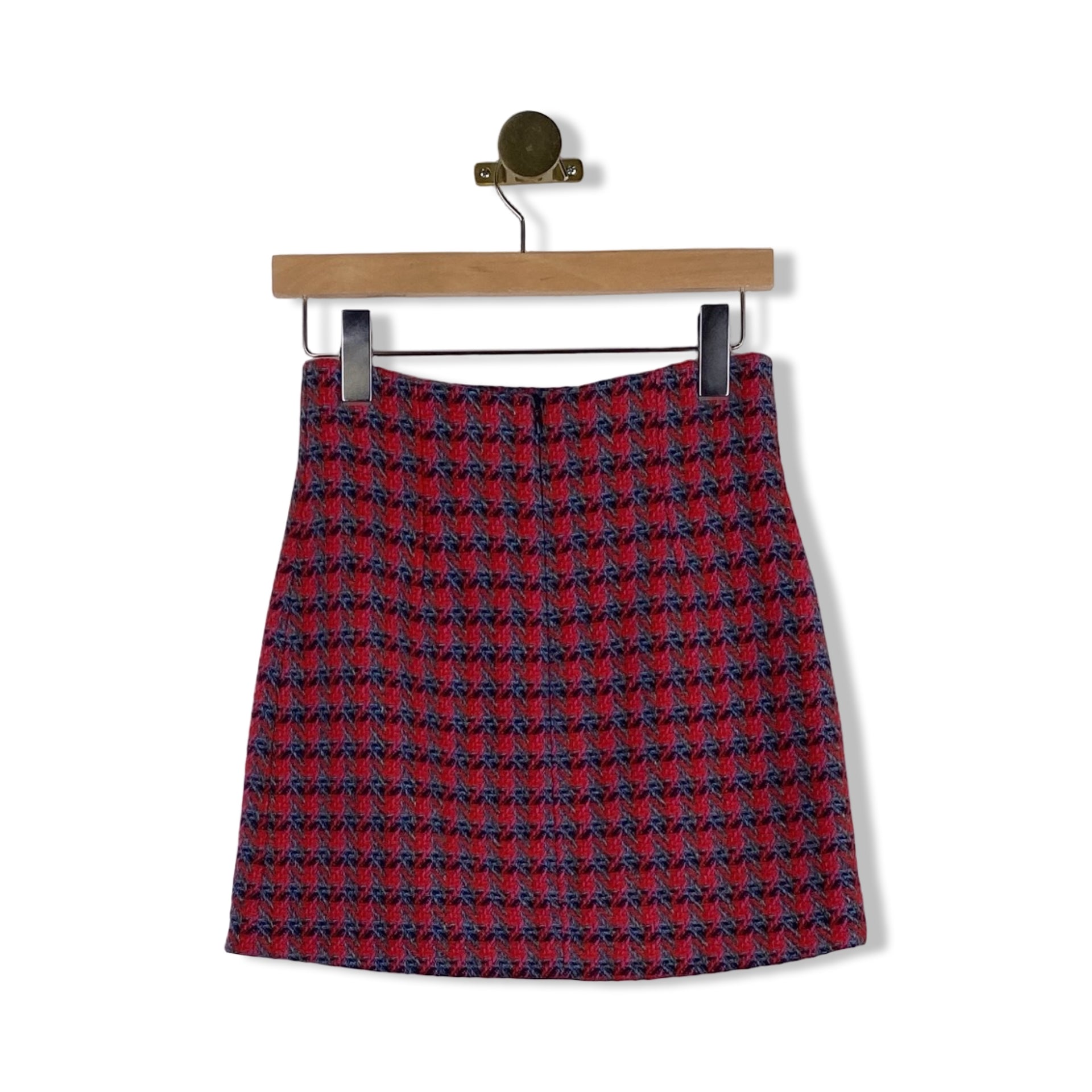 Sandro Button Front Mini Skirt