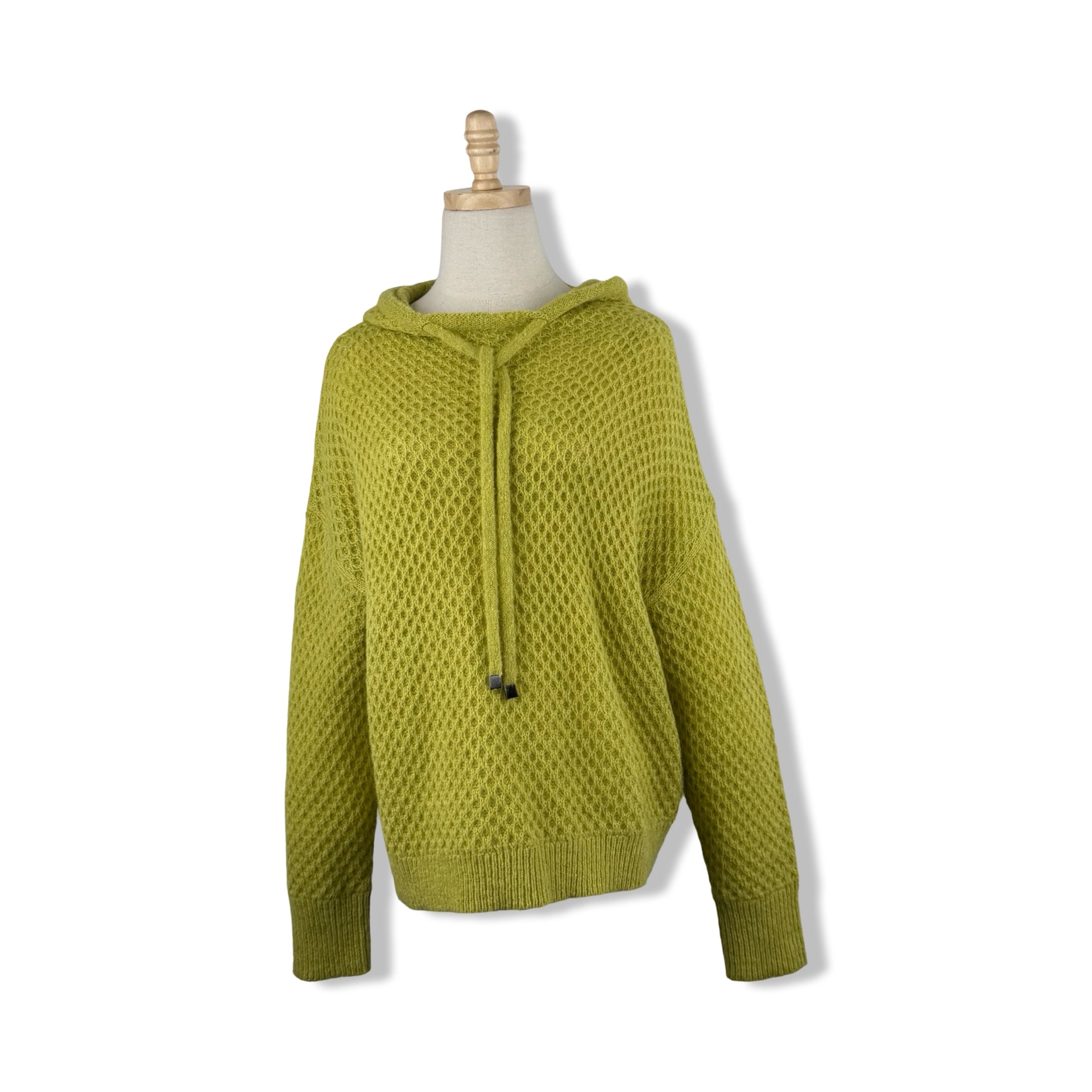 Elliott Lauren Hooded Waffle Knit Pullover