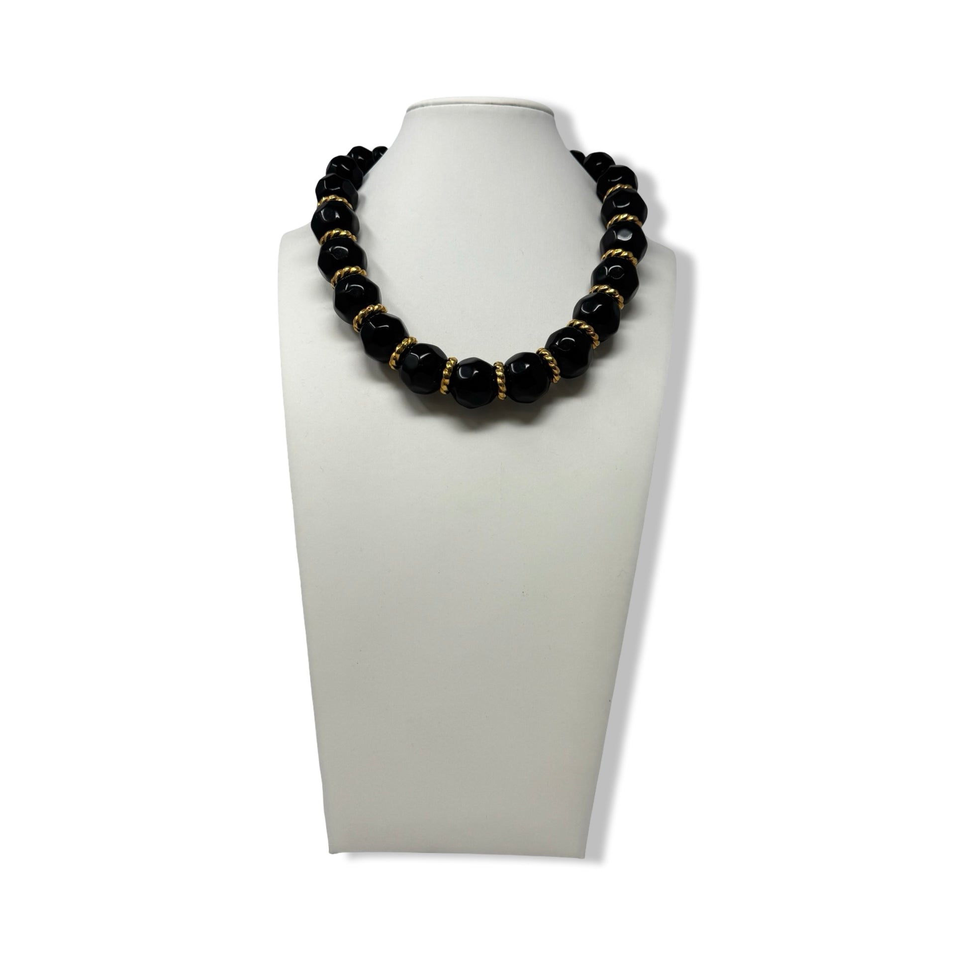 Vintage R.J. Graziano Geometric Beaded Necklace