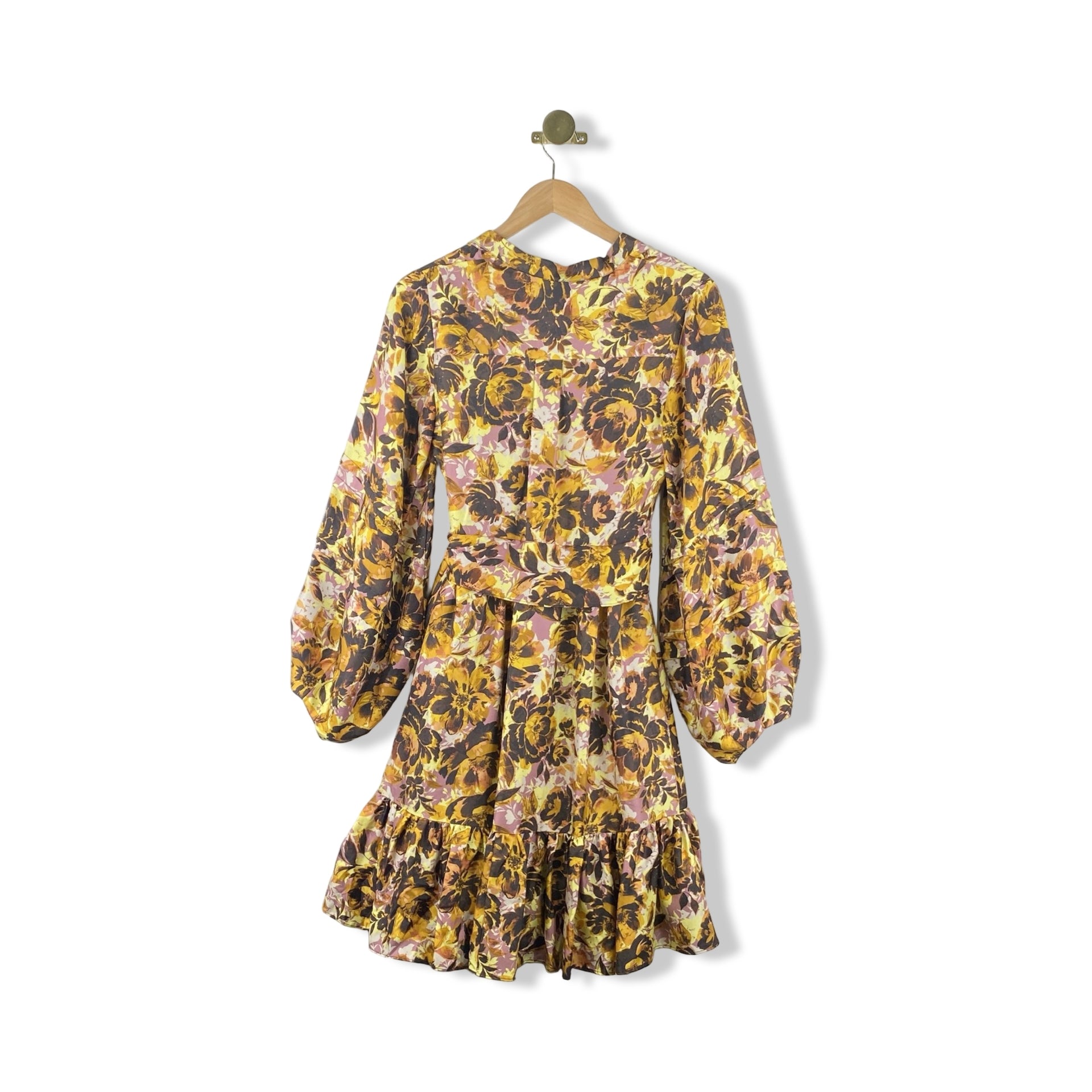 Kobi Halperin Georgie Tiered Floral Silk Dress