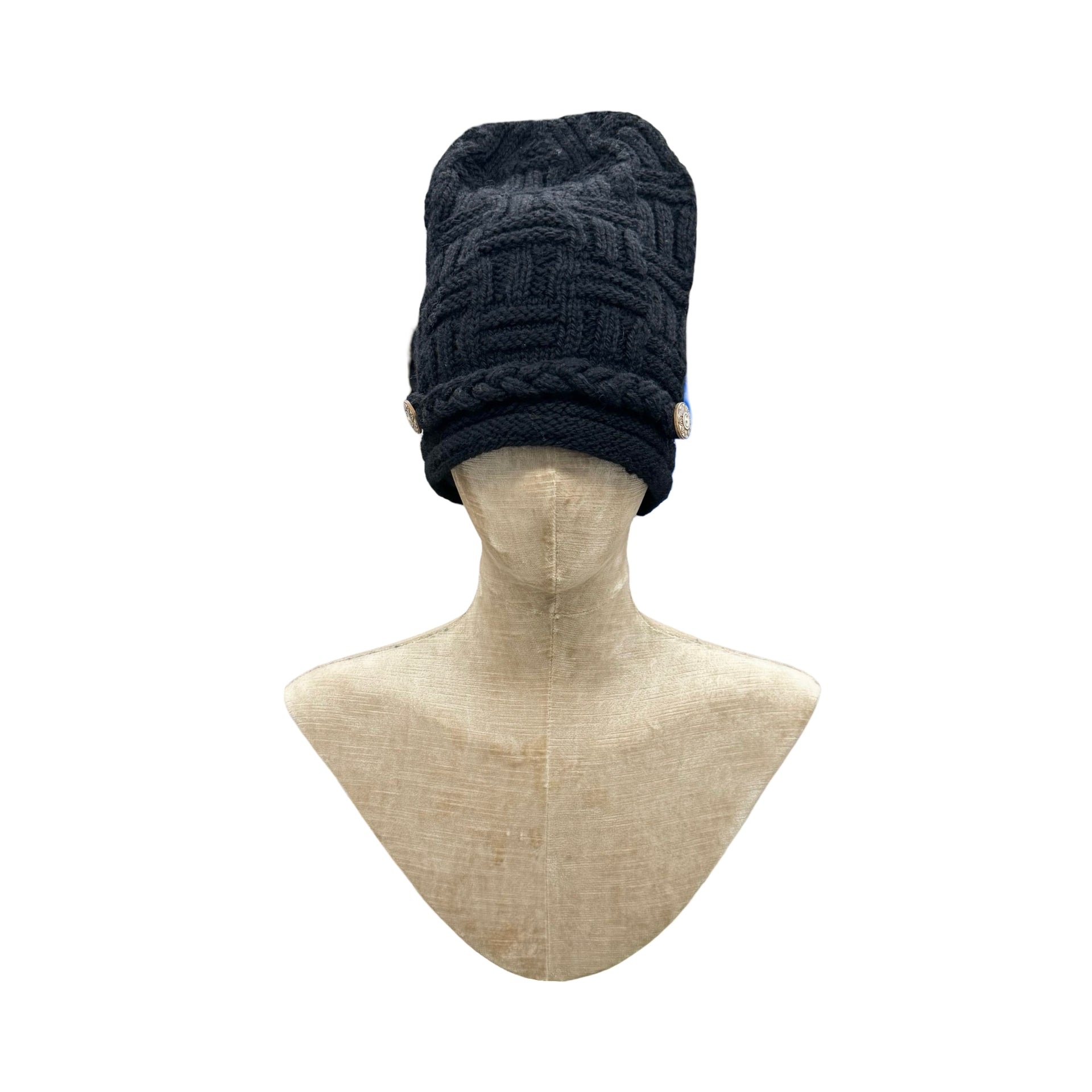 Nirvanna Designs Deanerys Button Slouch Beanie