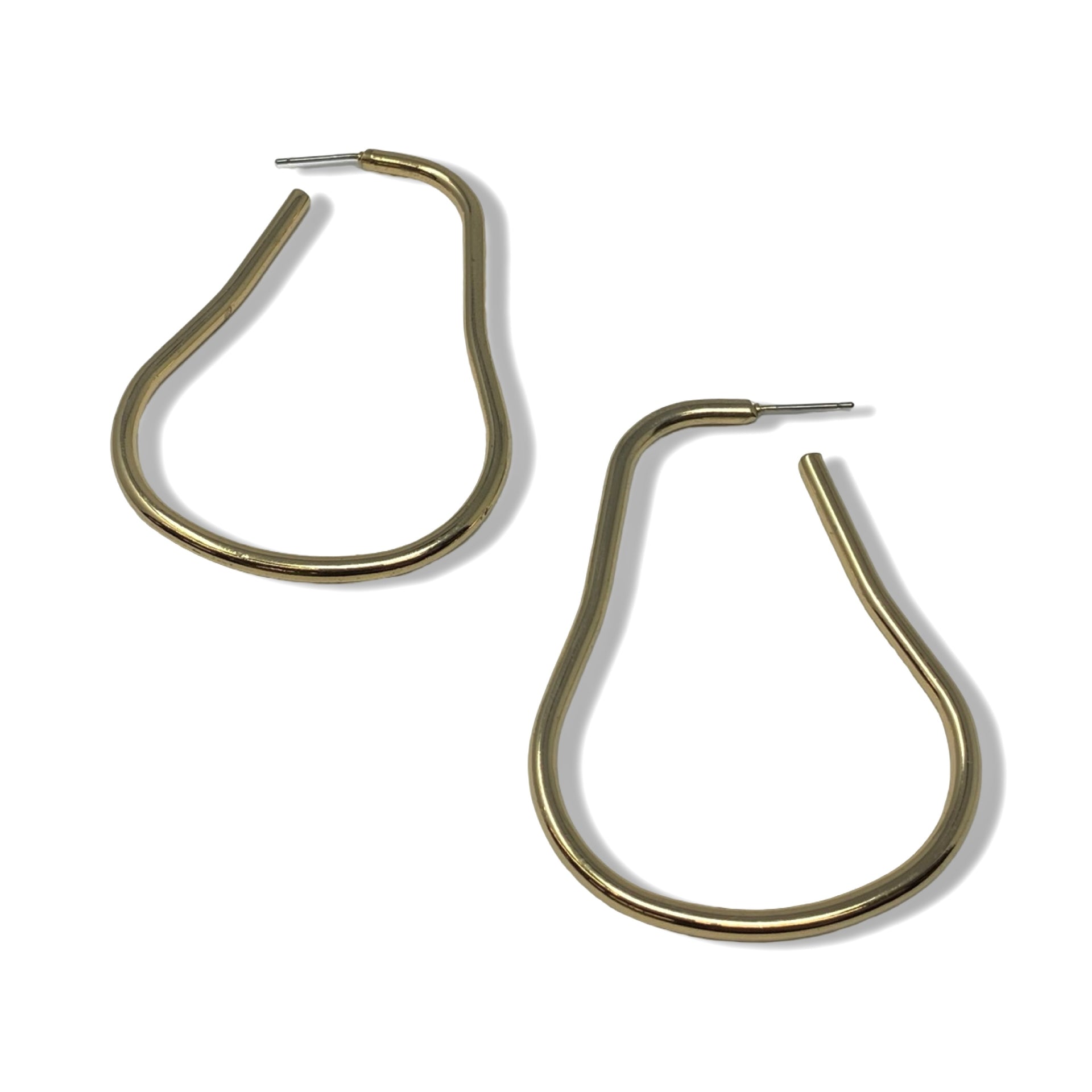 Abstract Open Hoop Earring