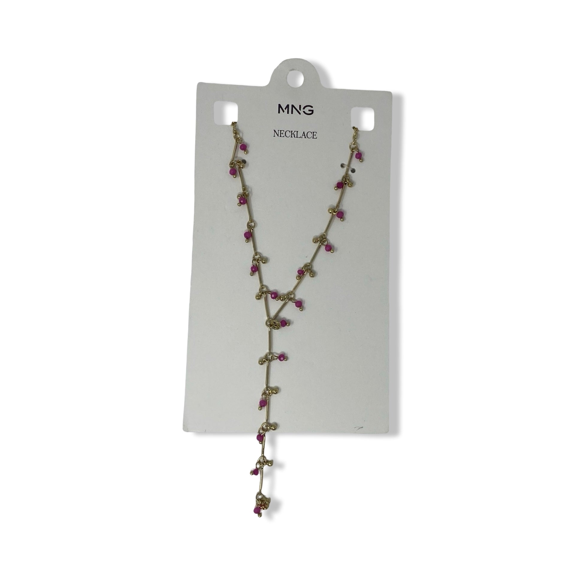 Mango Crystal Bead Necklace