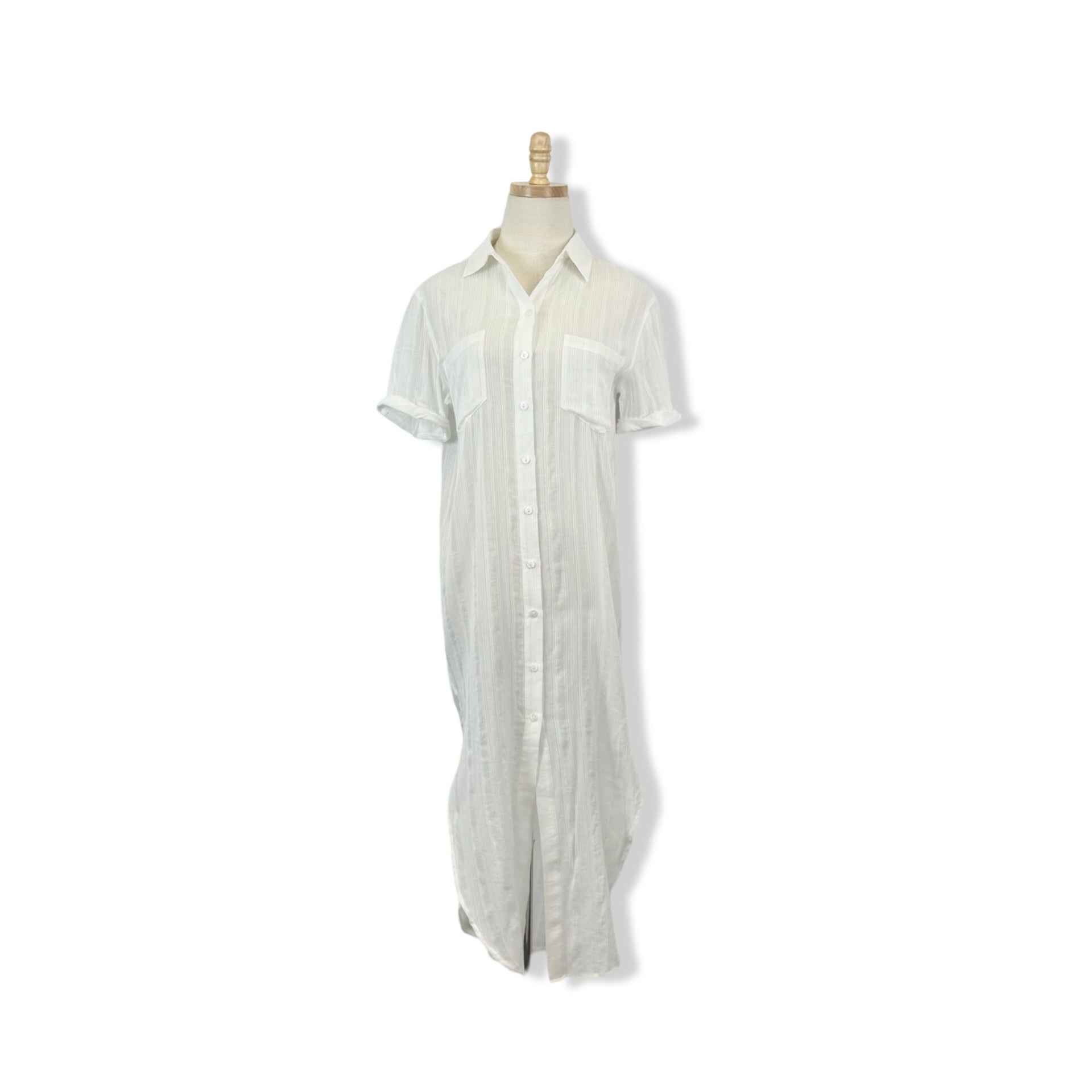 Heartloom Sheer Shirt Dress