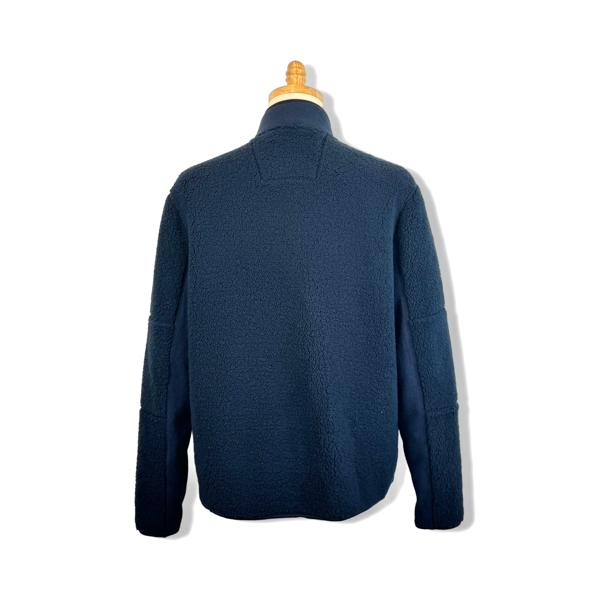 Nautica Faux Shearling Zip-Up Fleece Jacket