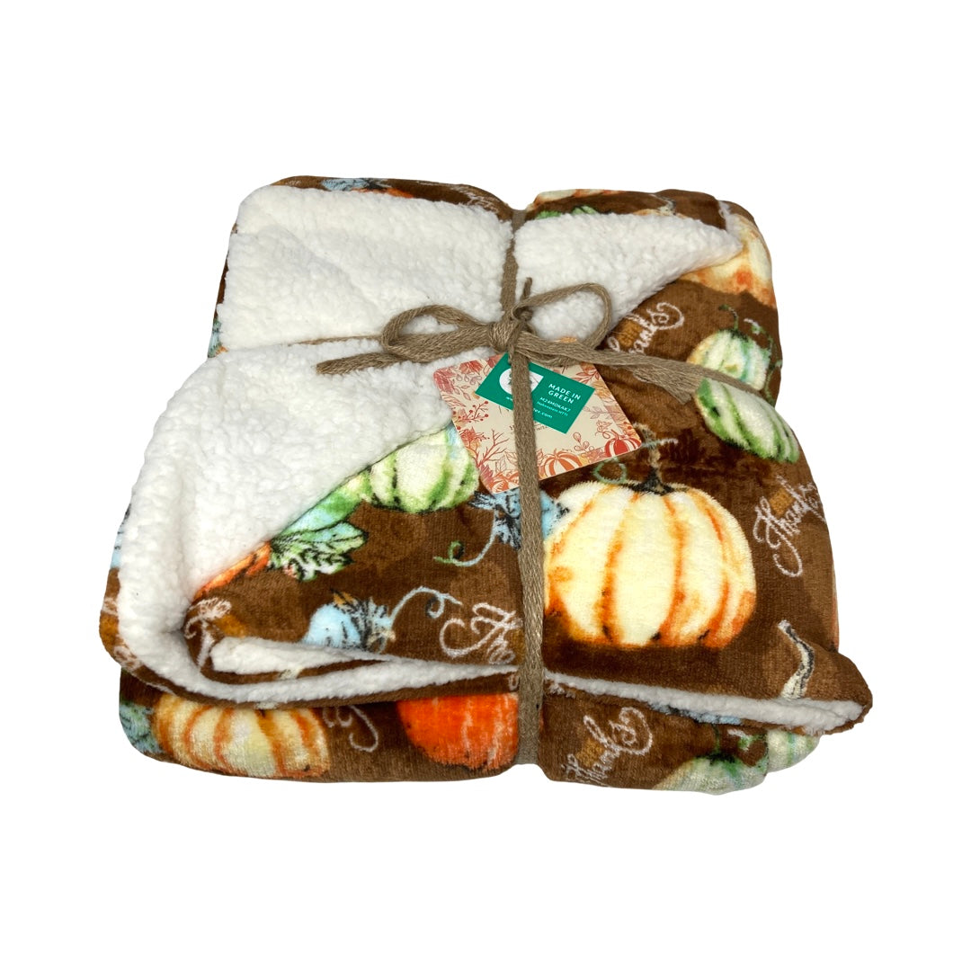 Motif Give Thanks Harvest Berber Throw Blanket