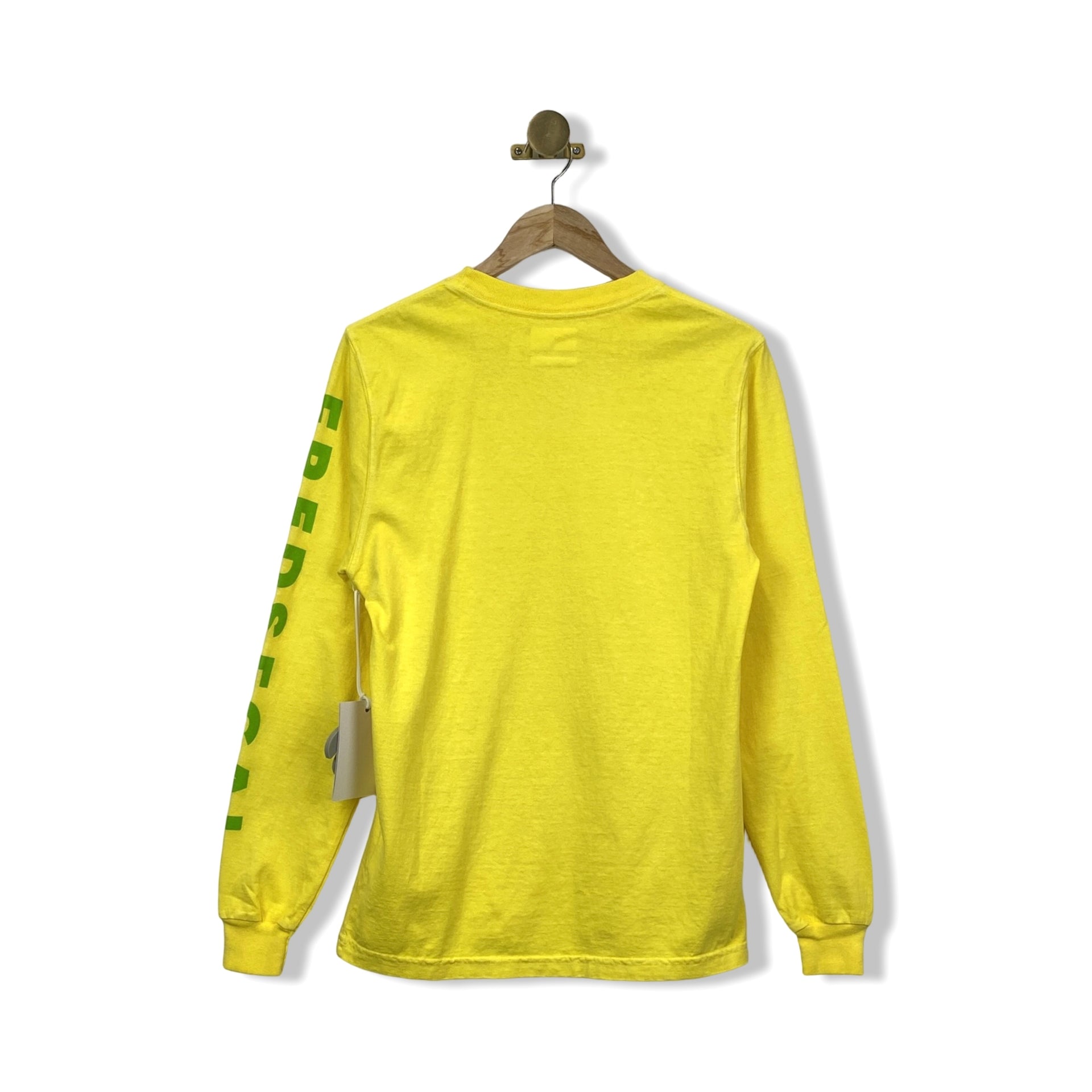 Fred Segal Yellow Long Sleeve Logo Tee