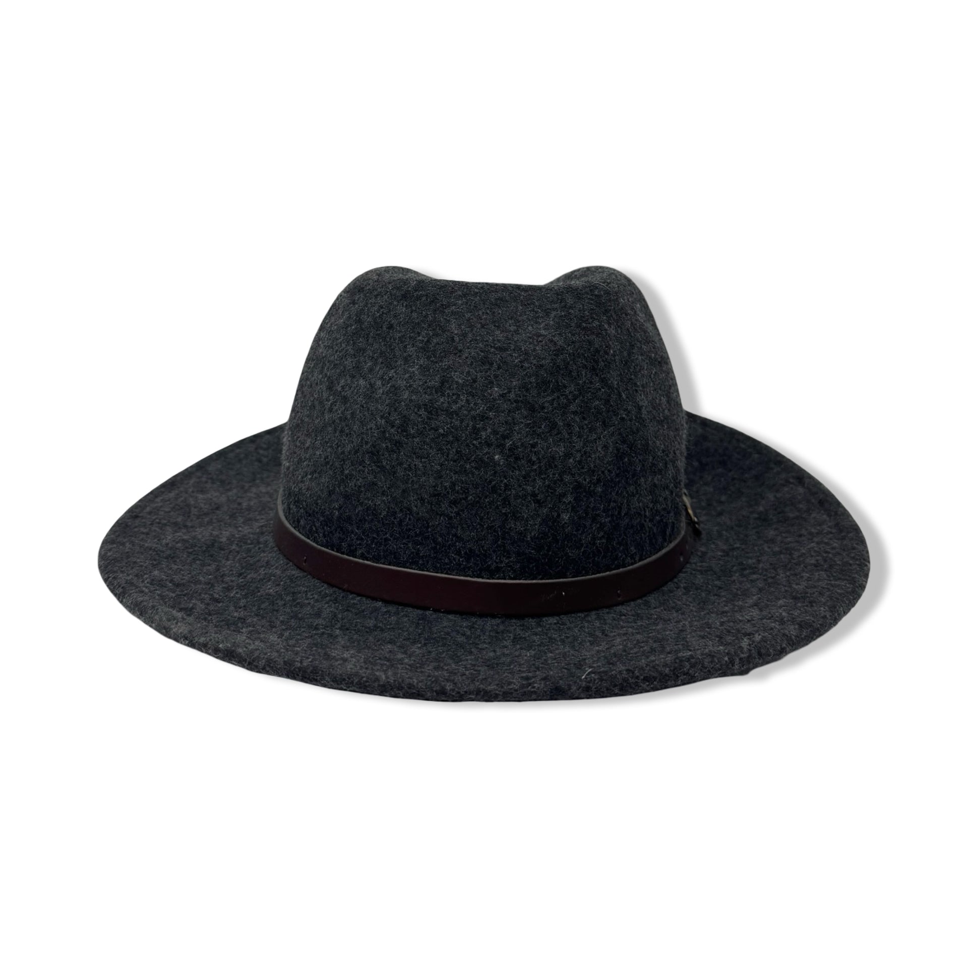 Wool Felt Charcoal Hat