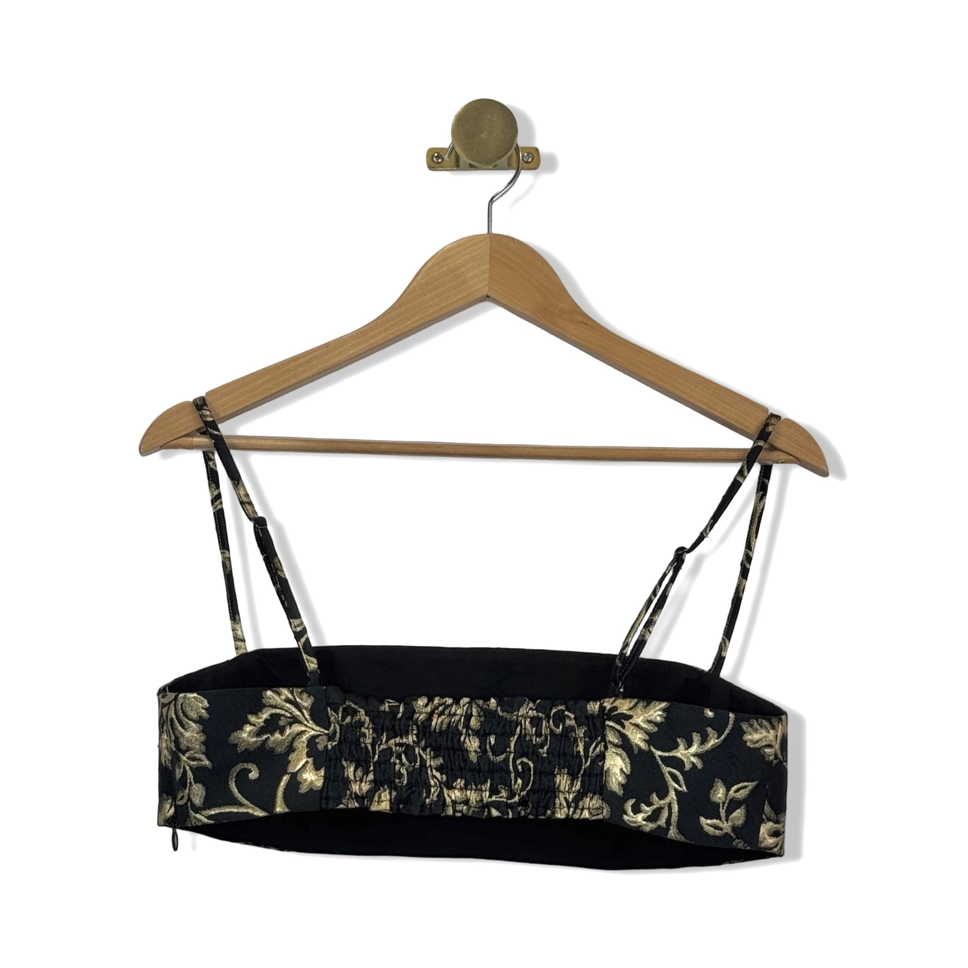 Rachel Comey Filigree Metallic Bandeu Top