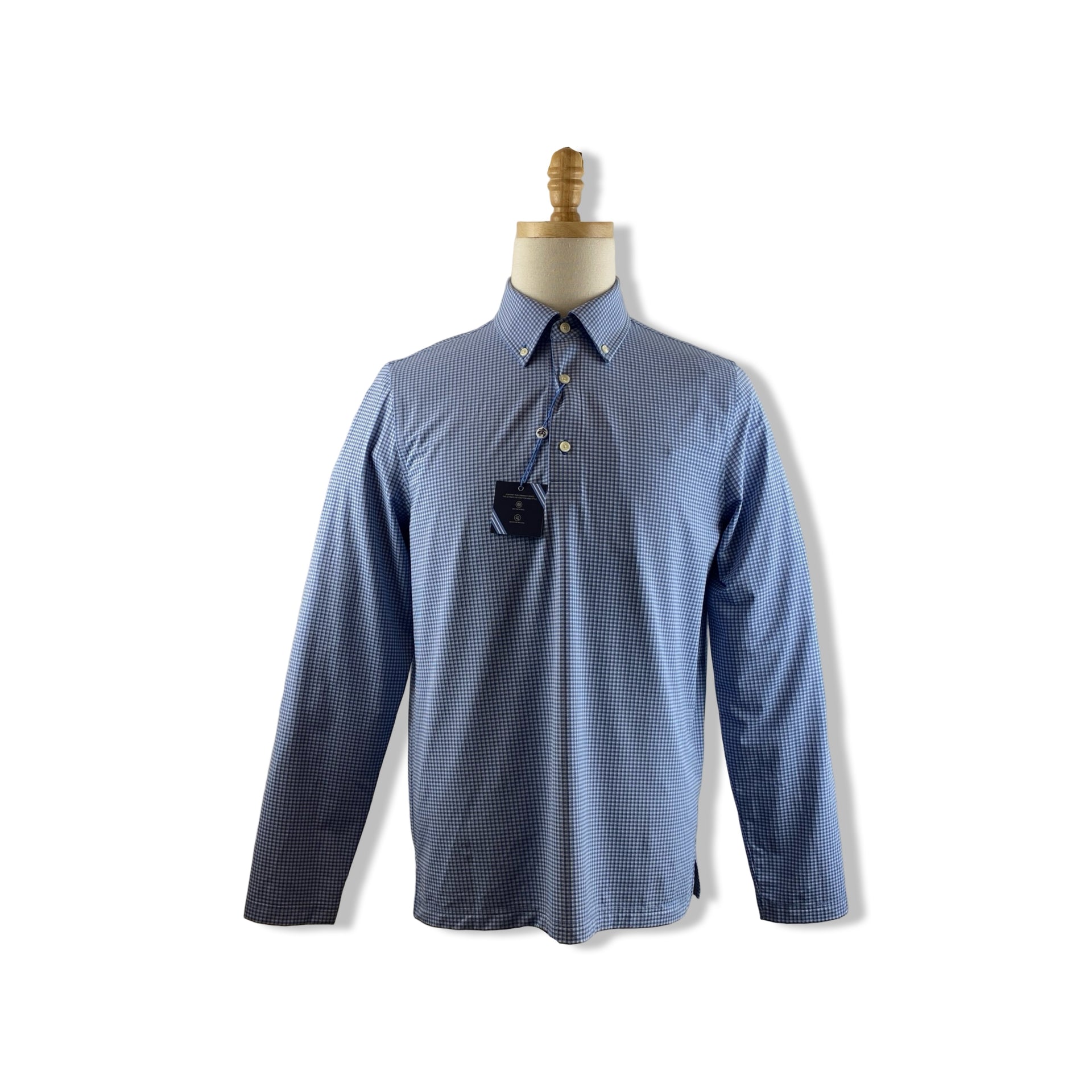 Brooks Brothers Gingham Active Knit Top