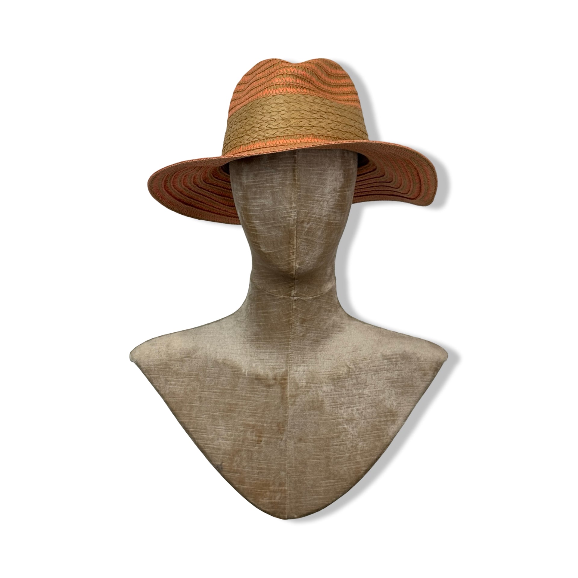 Nicole Miller Two-Tone Woven Hat
