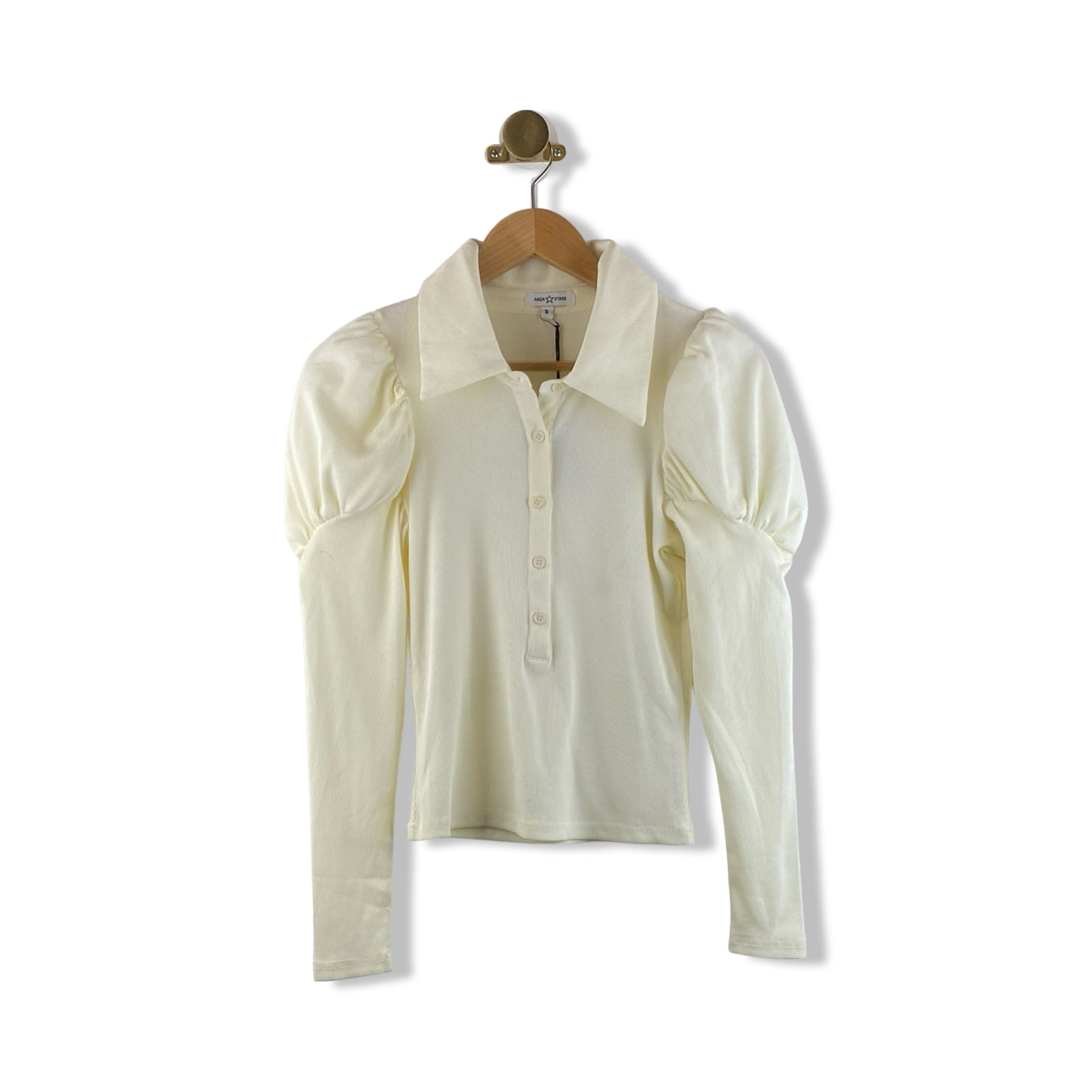 Area Stars Puff Sleeve Henley
