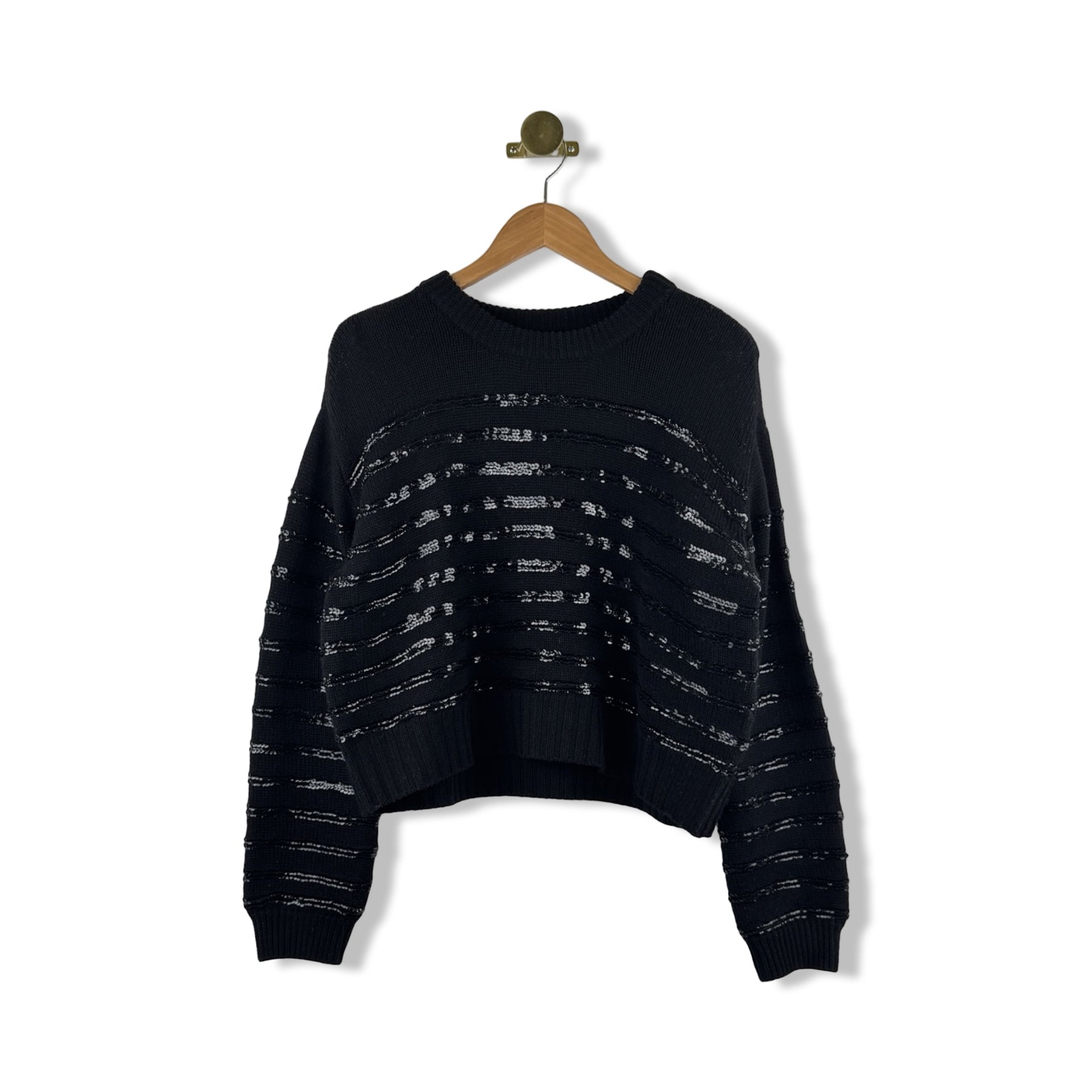 La Ligne Sequined Stripe Sweater