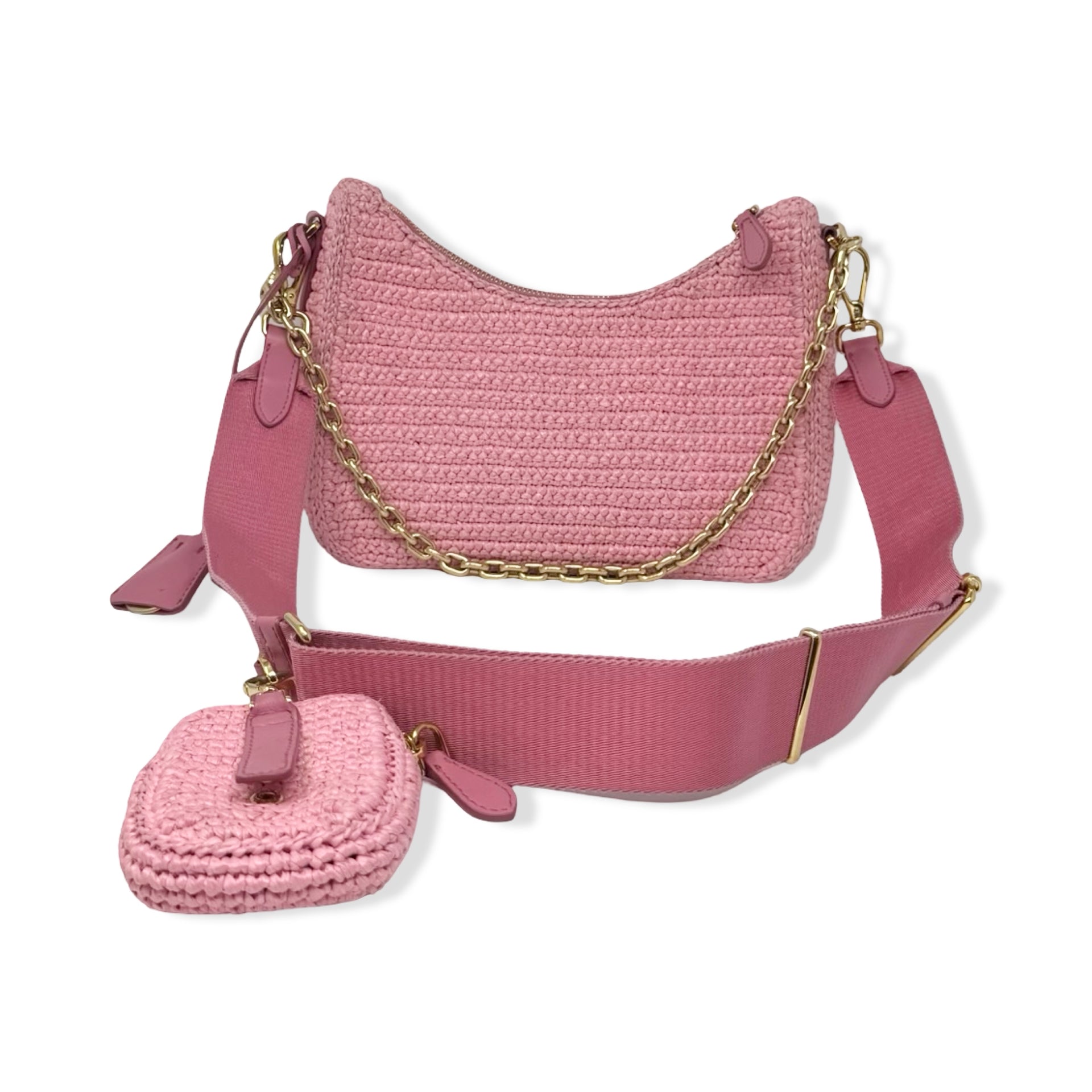 Prada Re-Edition 2005 Raffia Bag