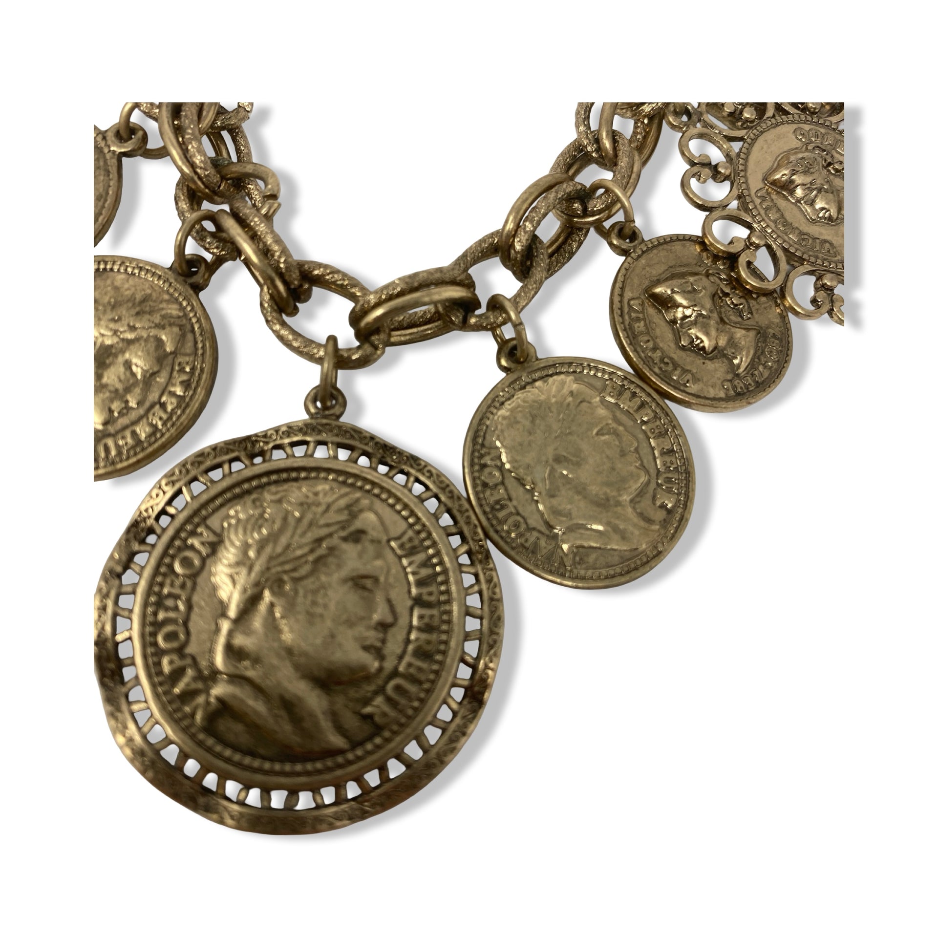Coin Charm Bracelet