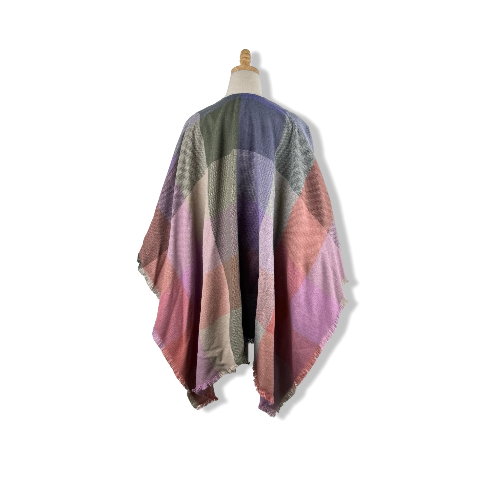 Fraas Colorblock Open Front Ruana