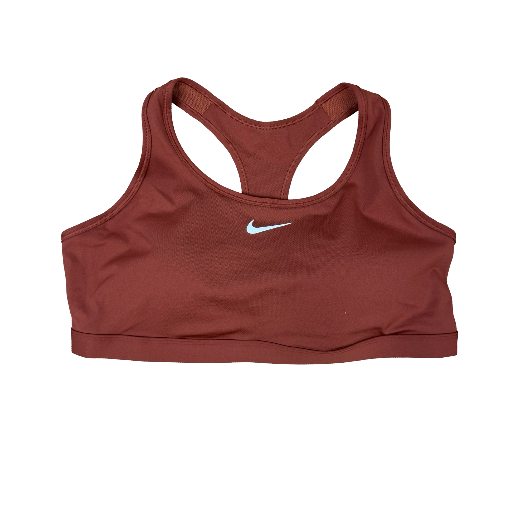 Nike Burnt Orange Medium Support Swoosh Bra