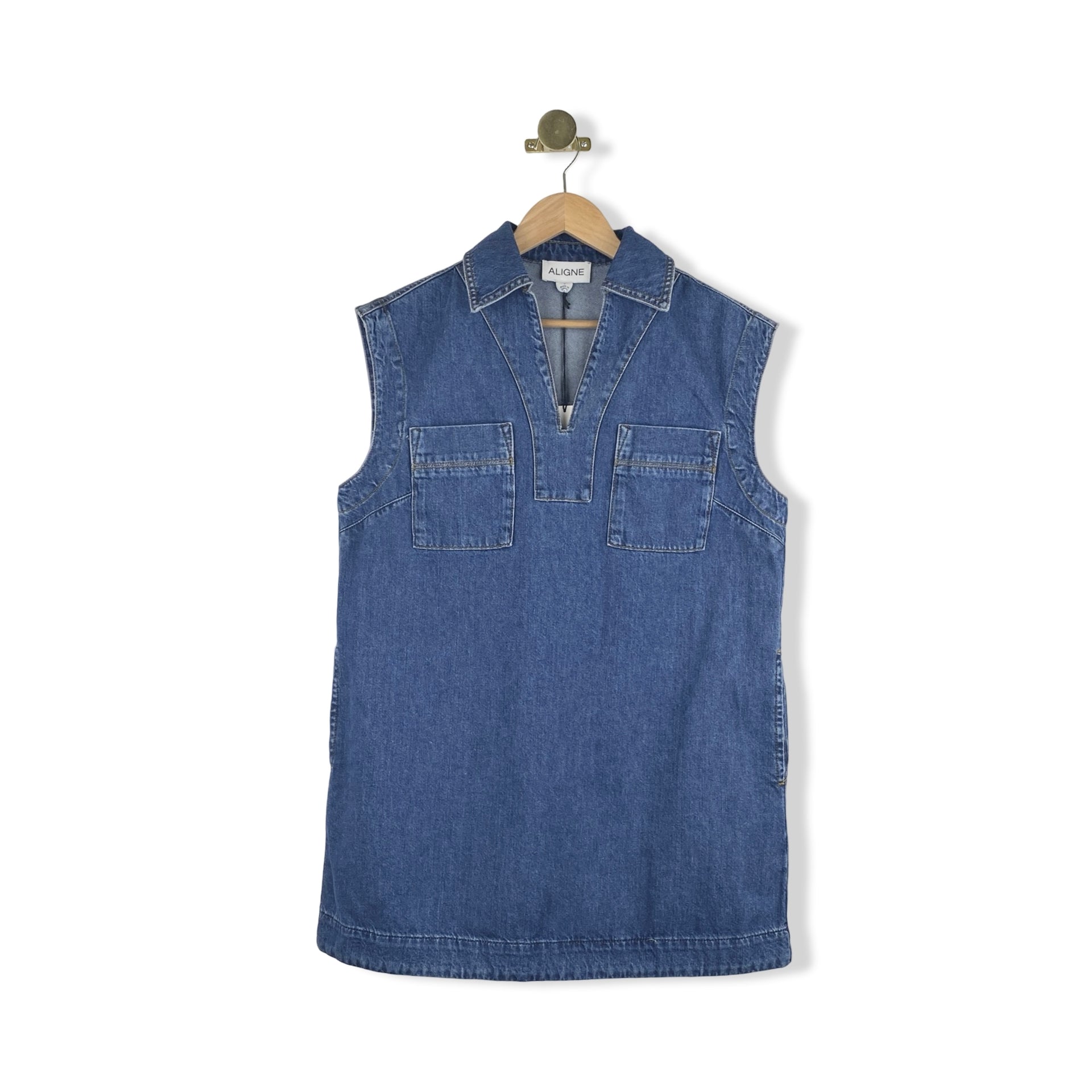 ALIGNE Matt Mini Denim Dress