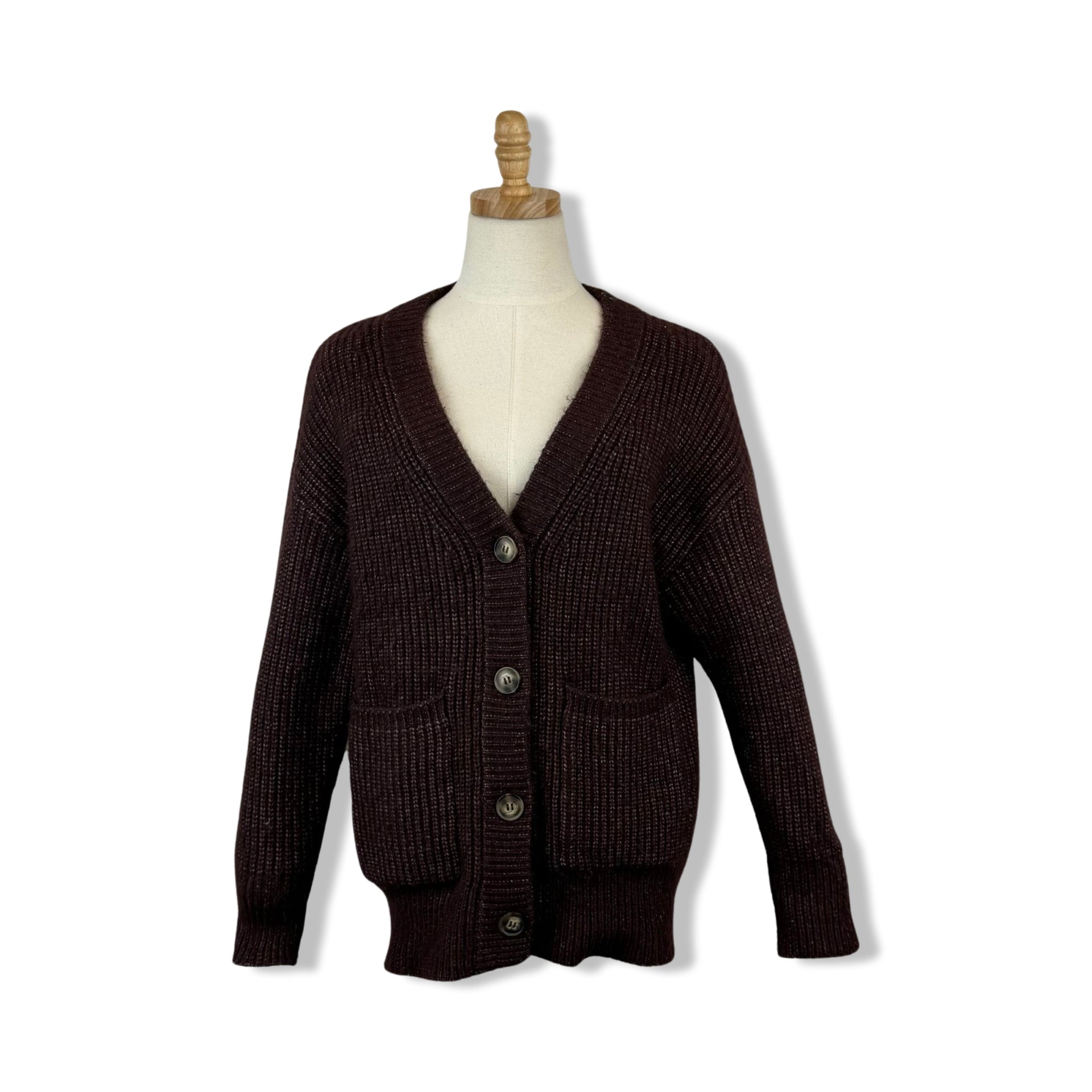 Steve Madden Cable Knit Cardigan