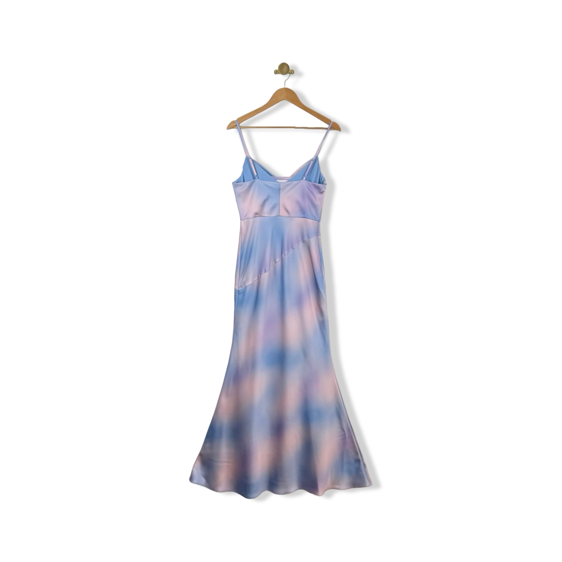 Liv Foster Dyed Cowl Neck Maxi Dress