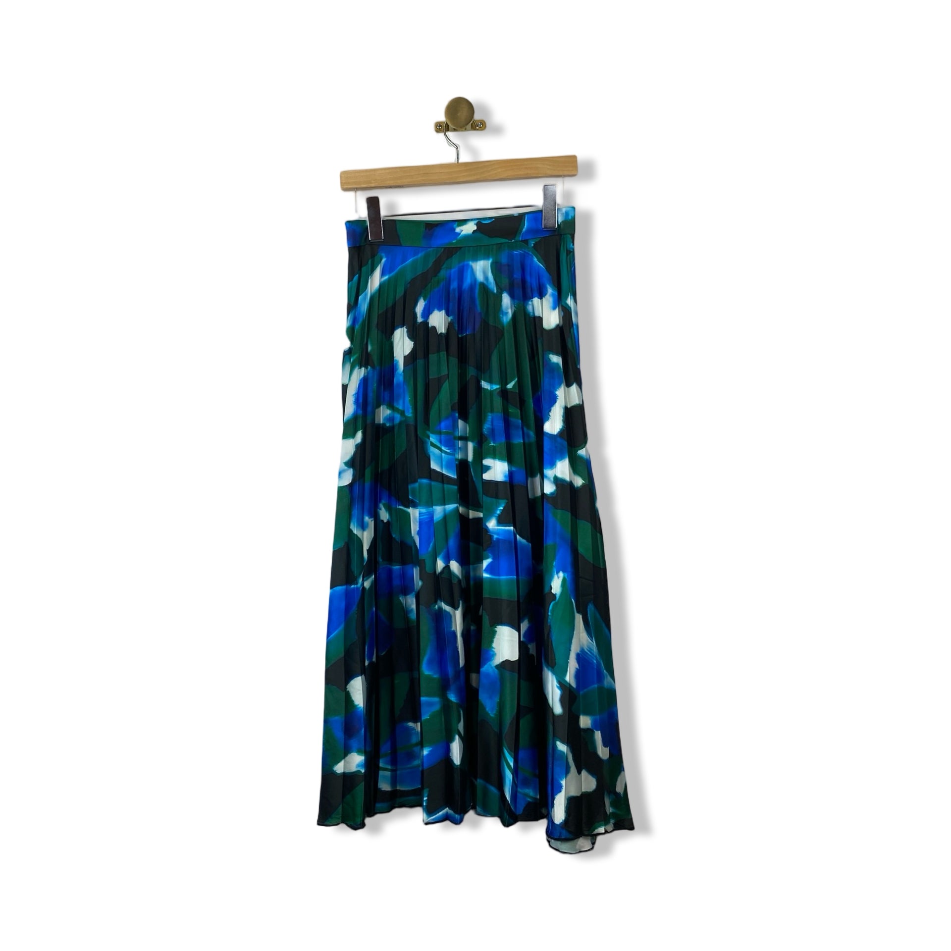 Area Stars Alba Floral Pleated Midi Skirt