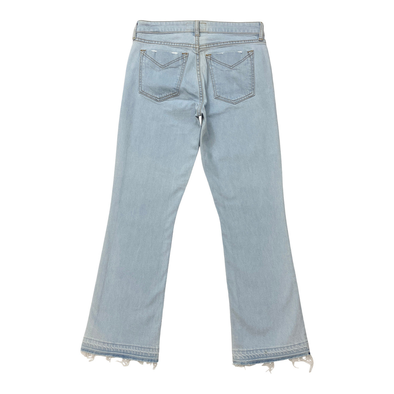 Derek Lam 10 Crosby Gia Mid-Rise Cropped Flare Jeans- Back