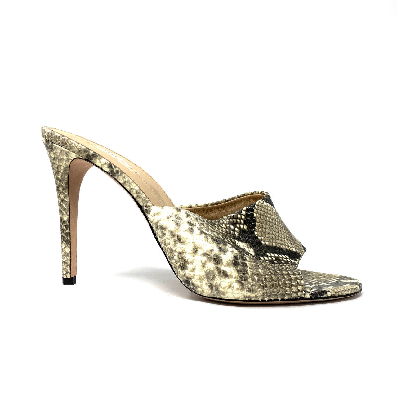 Veronica Beard Corie Snakeskin Slide Sandal- Right