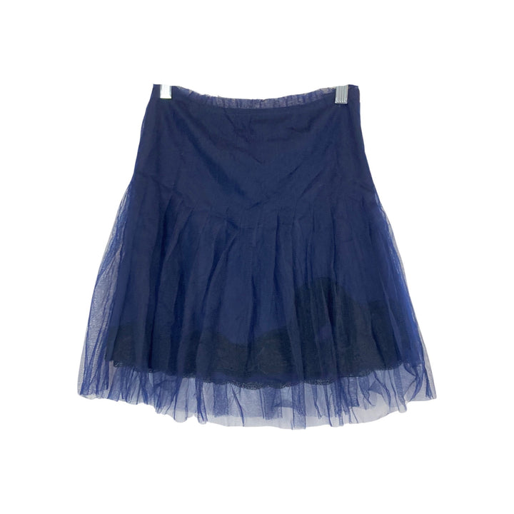 Rodarte for Target Ruffle Mesh Overlay Skirt-front