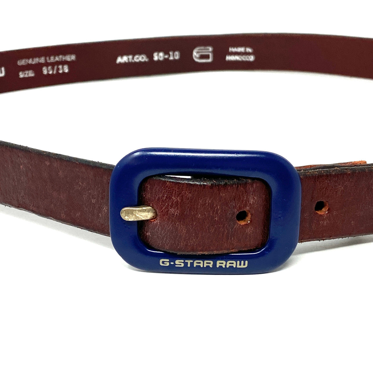 G-Star Raw Brown Contrast Buckle Belt-Detail