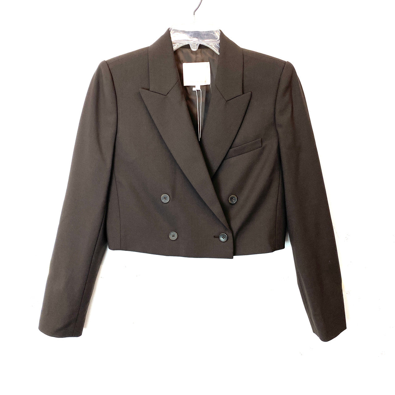 Rebecca Taylor Cropped Cavalry Twill Jacket-Thumbnail