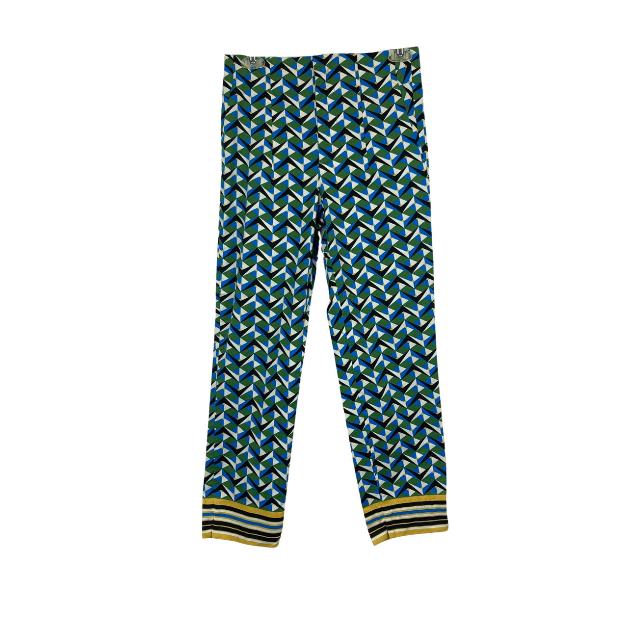 Zara High Waisted Geometric Print Pants-front
