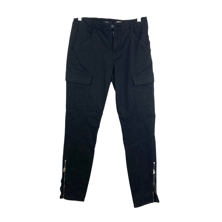 J Brand Black Skinny Cargo Pants-Thumbnail