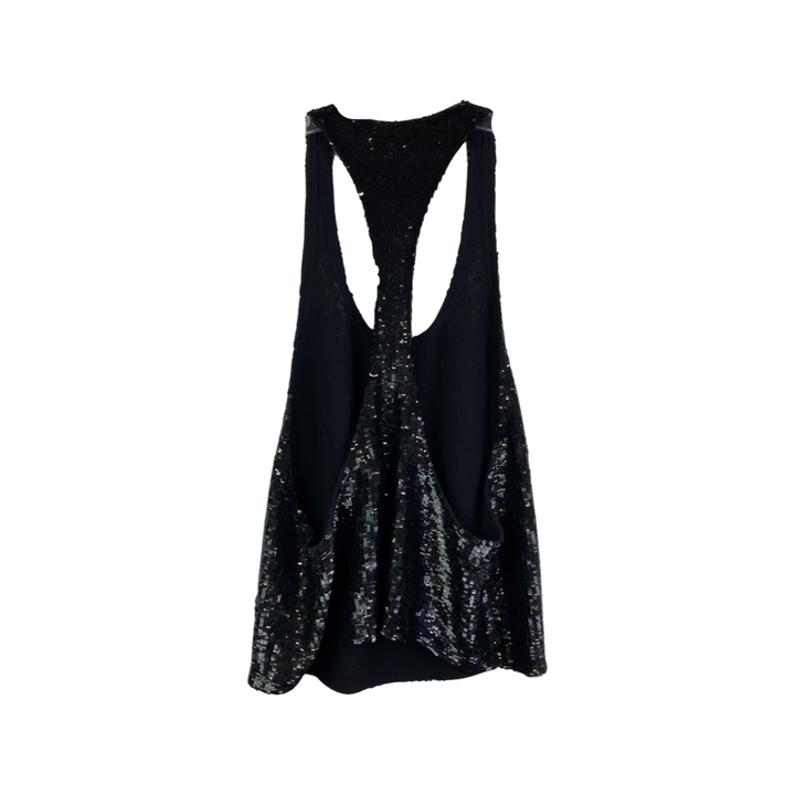 Ashish Sequined Cutaway Tank Top-Back