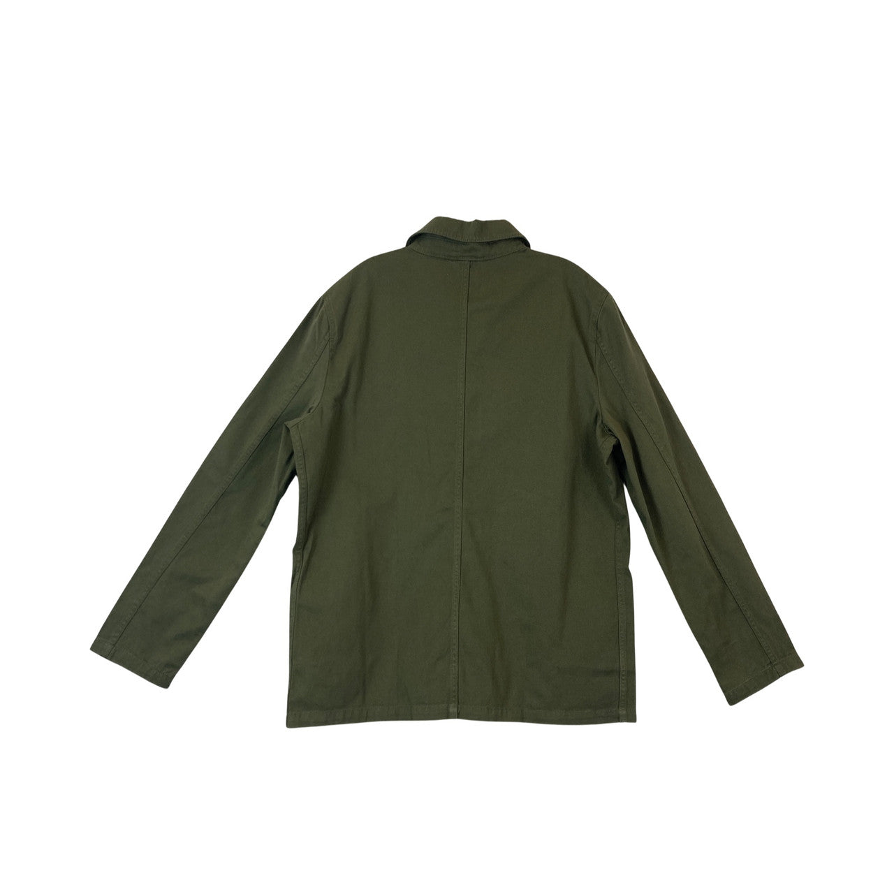 Reiss Green Denim Work Jacket-back