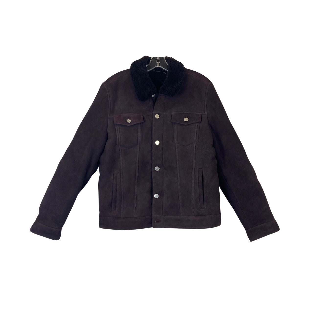 Reiss Shearling Trucker Jacket-Thumbnail