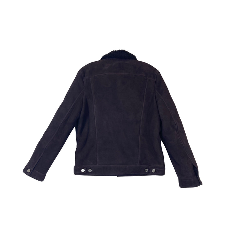 Reiss Shearling Trucker Jacket-back