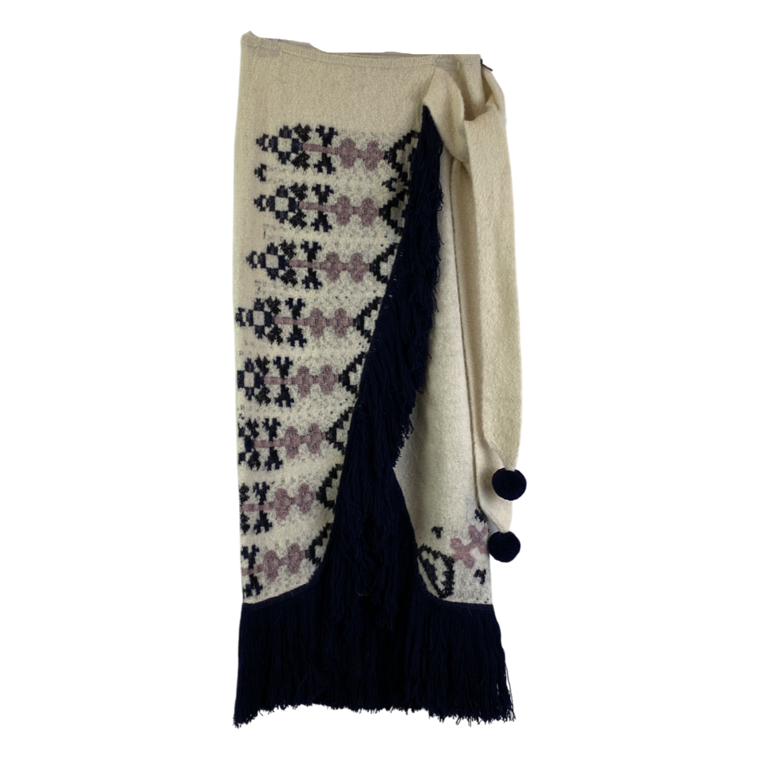 Figue Wrap Look Fringed Skirt-Thumbnail